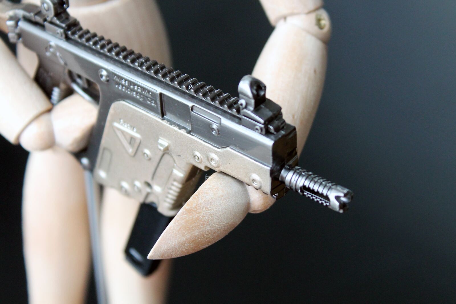 Canon EOS 1100D (EOS Rebel T3 / EOS Kiss X50) sample photo. Firearm, kriss vector, rifle photography