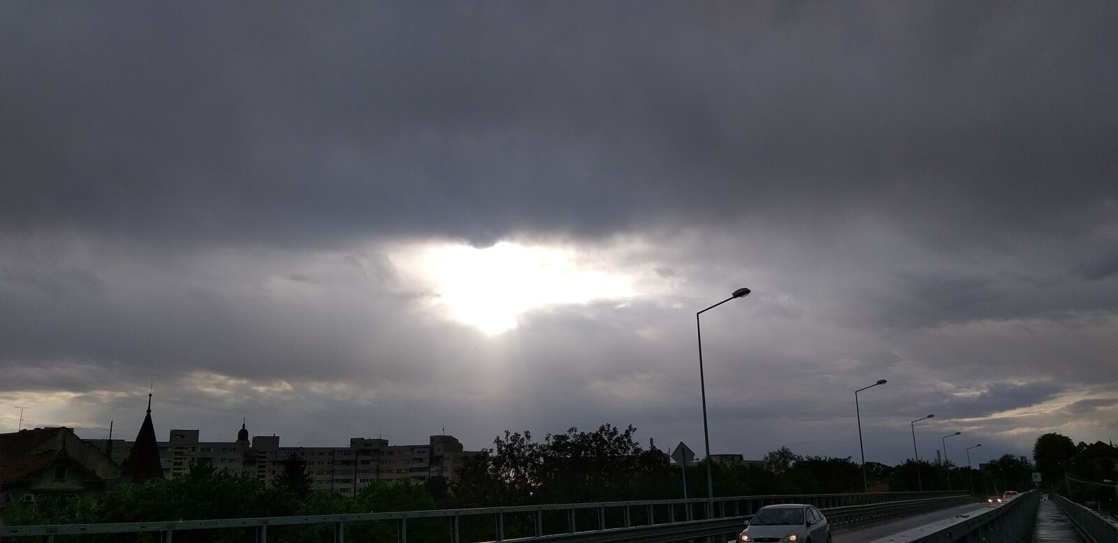 Samsung SM-A605FN sample photo. Sun, clouds, heart photography