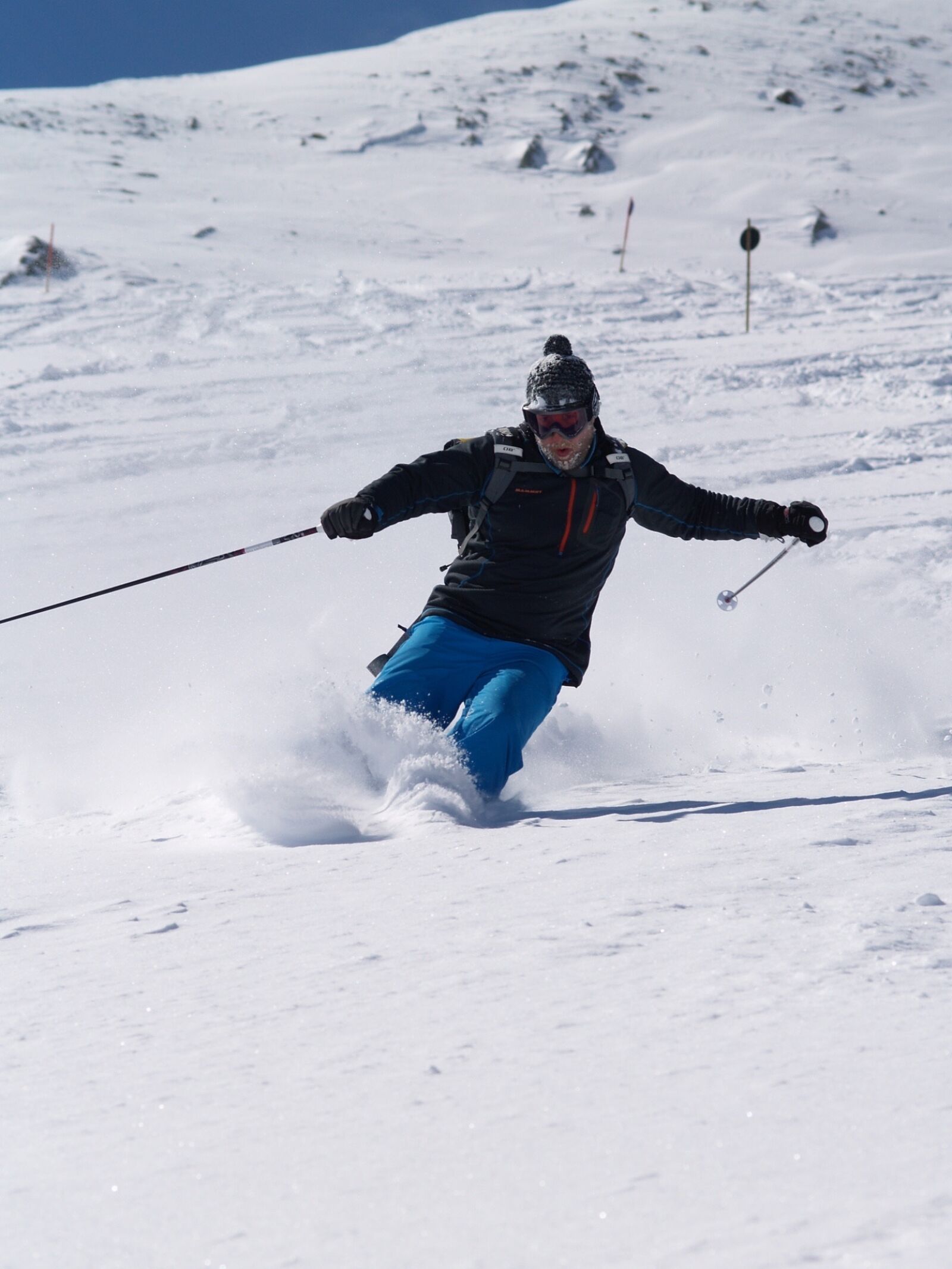 Olympus E-500 (EVOLT E-500) sample photo. Ski, powder, austria photography