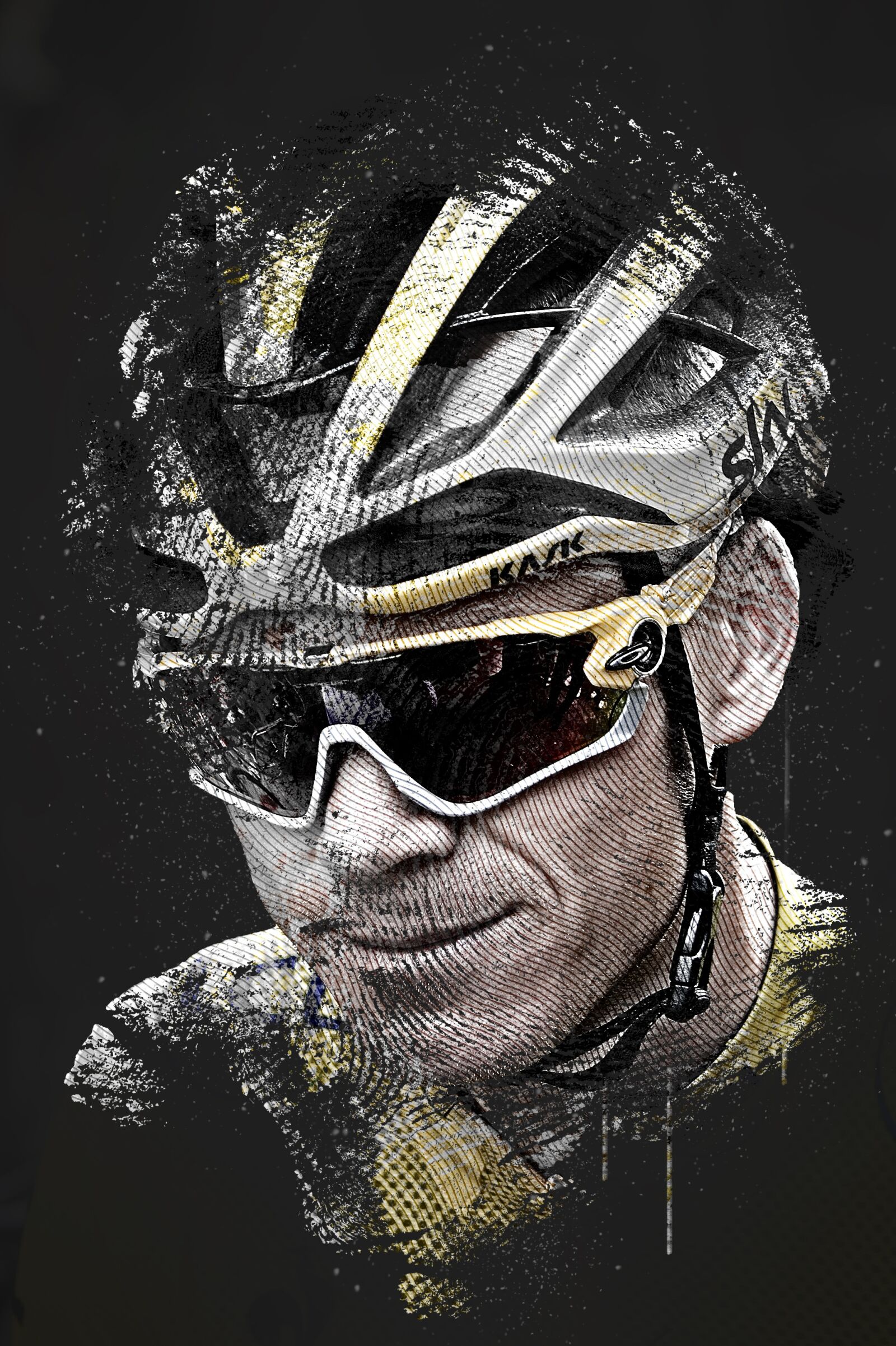 Nikon D5200 sample photo. Chris froome, champion, yellow photography