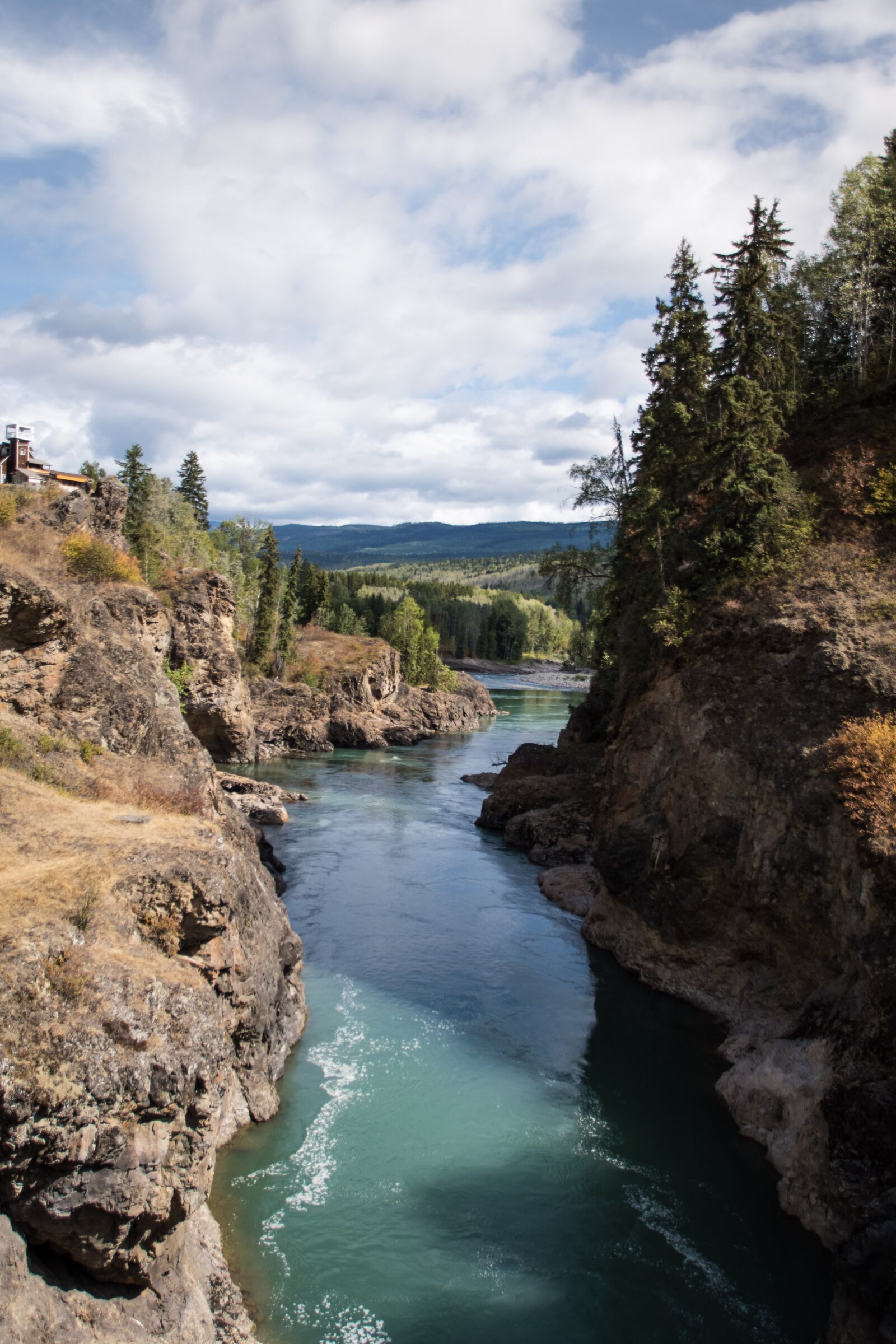 Nikon D5500 sample photo. Mountains, gorge, river photography