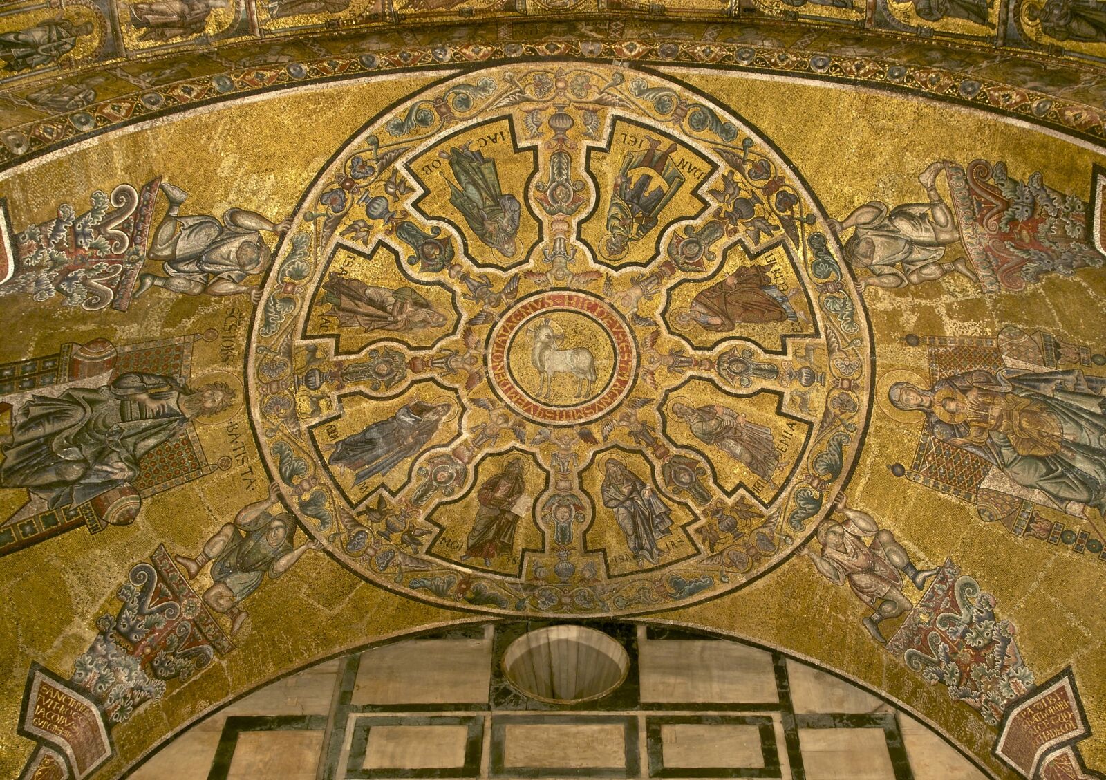 Sony Alpha DSLR-A550 sample photo. Agnus dei prophets, baptistery photography