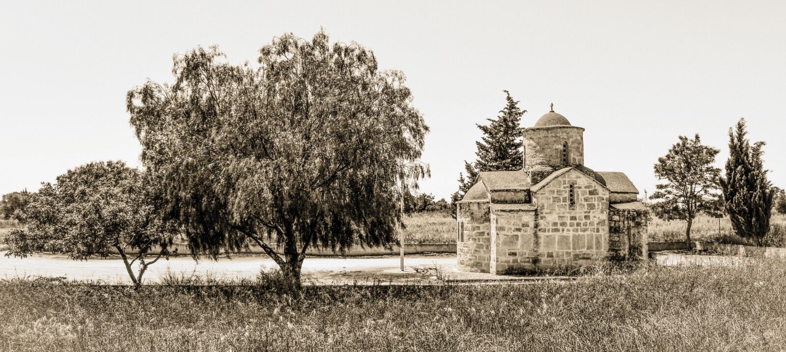 Nikon D3300 sample photo. Church, trees, landscape photography