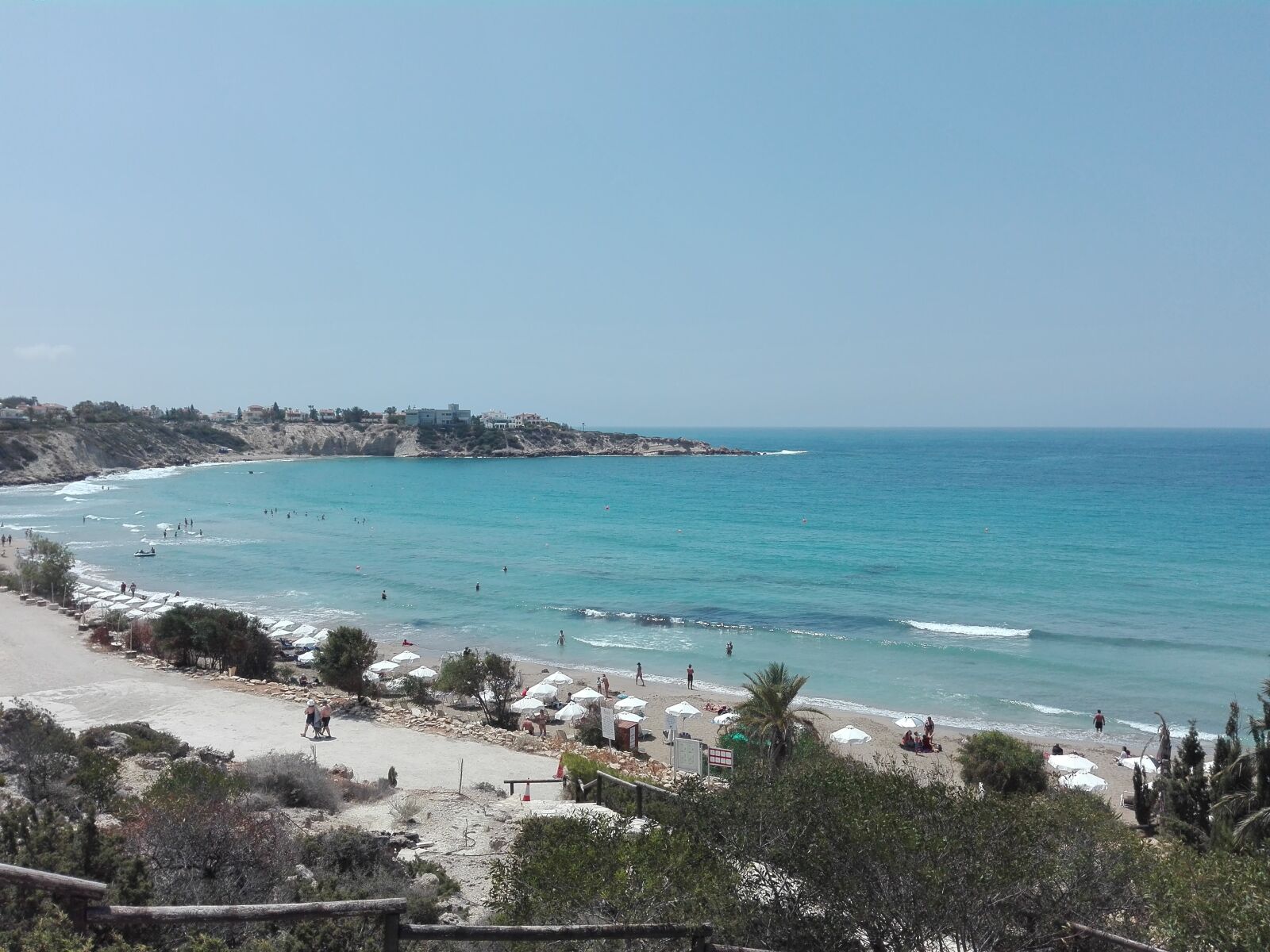 HUAWEI P8 Lite sample photo. Paphos, beach, sea photography