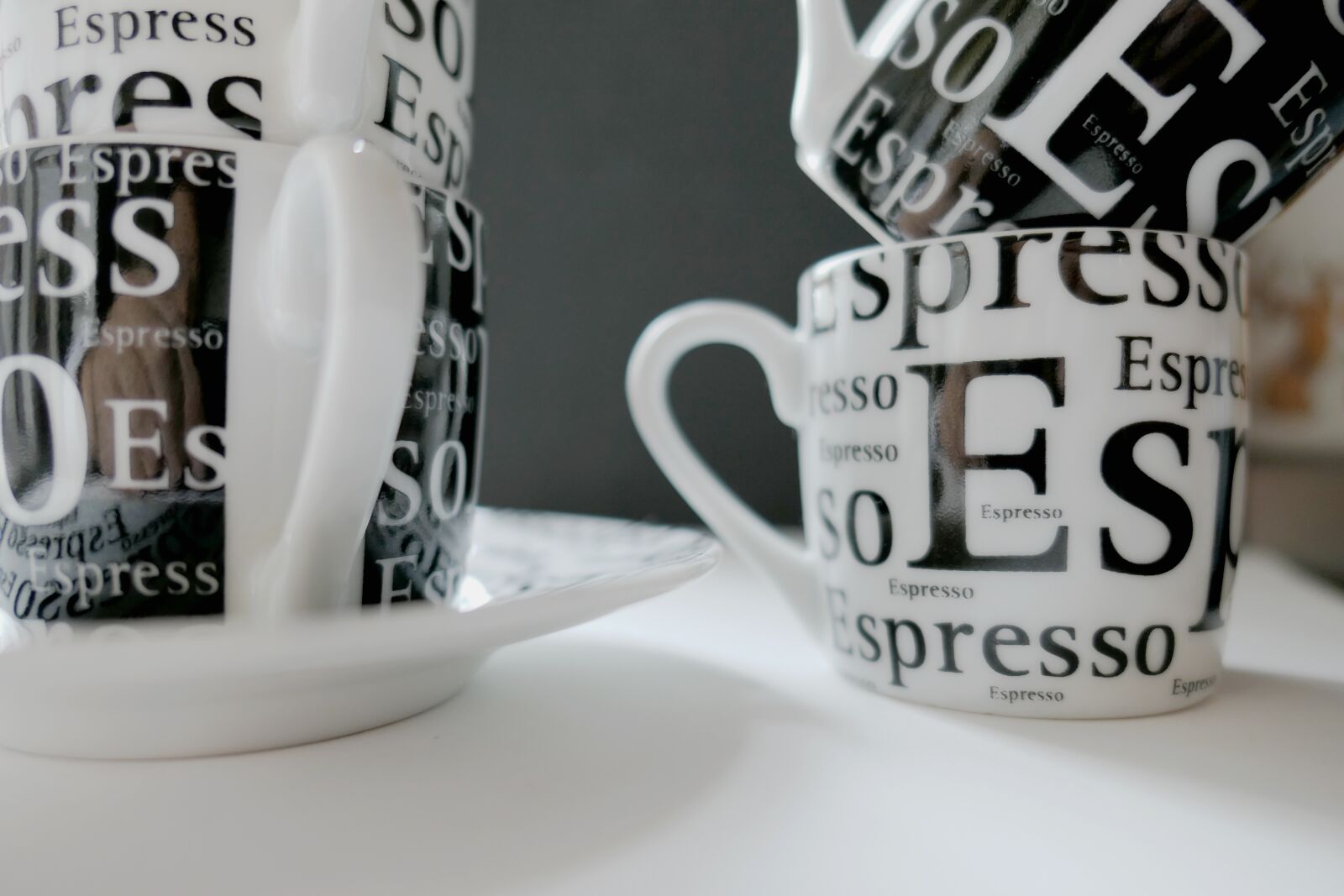 Panasonic Lumix DMC-LX10 (Lumix DMC-LX15) sample photo. Espresso, espressotasse, coffee photography