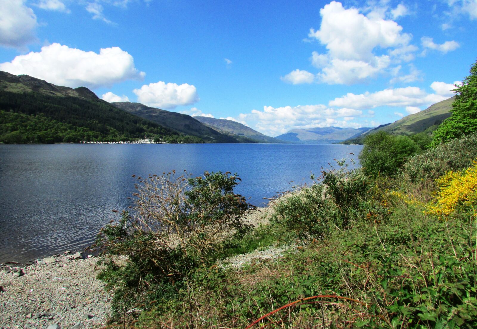 Canon PowerShot SX500 IS sample photo. Scotland, loch earn, lake photography