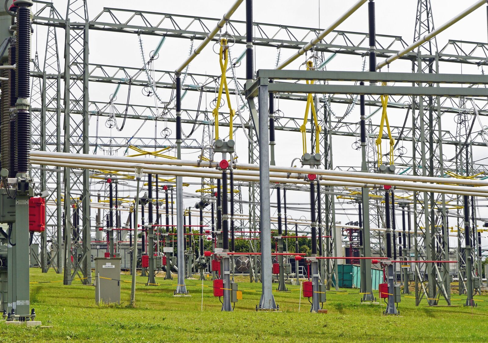 Panasonic Lumix DMC-GH3 sample photo. Substation, electricity, high voltage photography