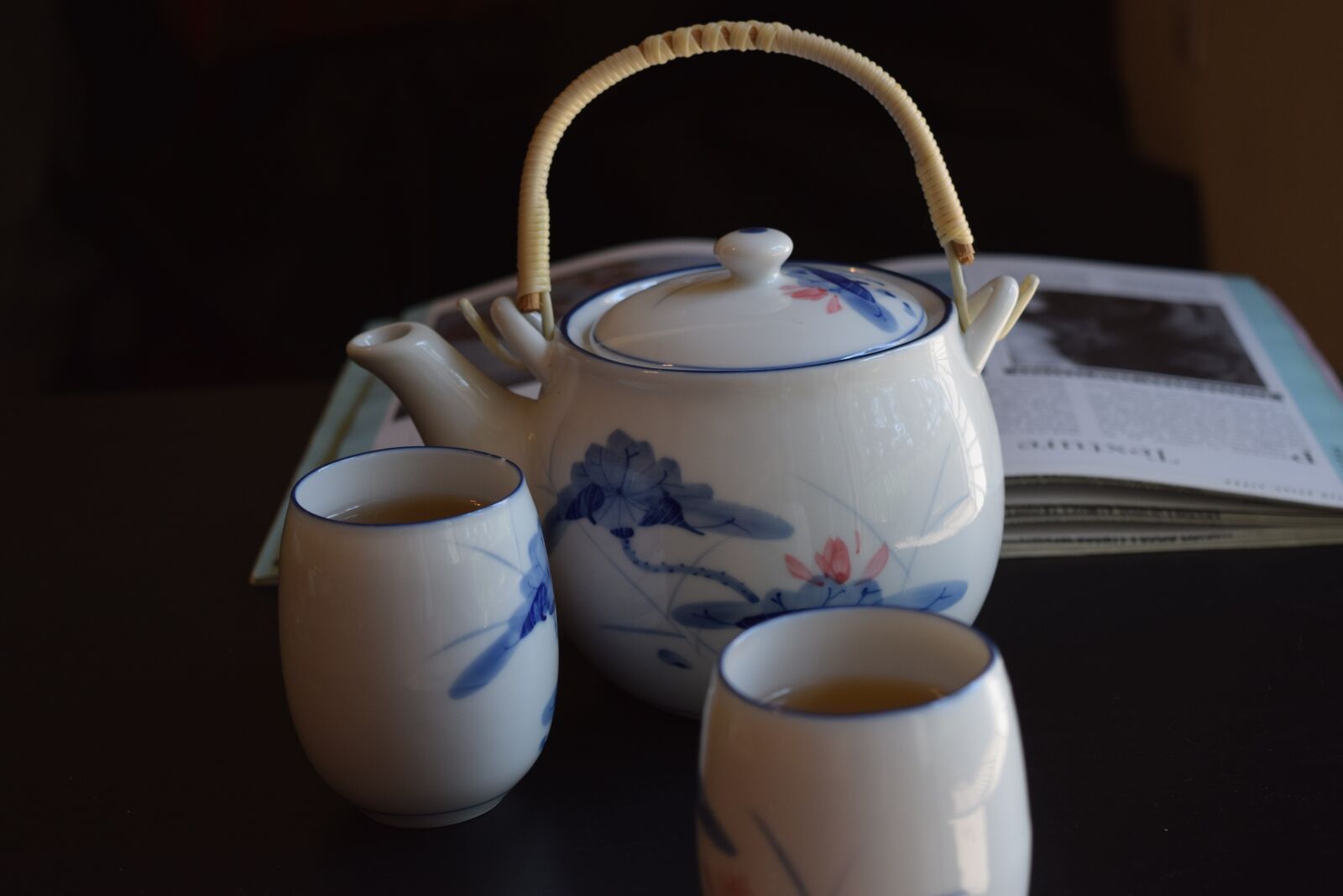 Nikon D3300 sample photo. Tea pot, tea cups photography