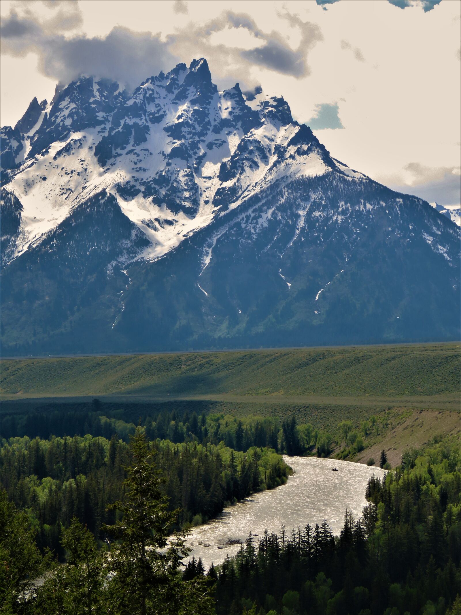 Canon PowerShot SX60 HS sample photo. Wyoming, grand teton mountains photography