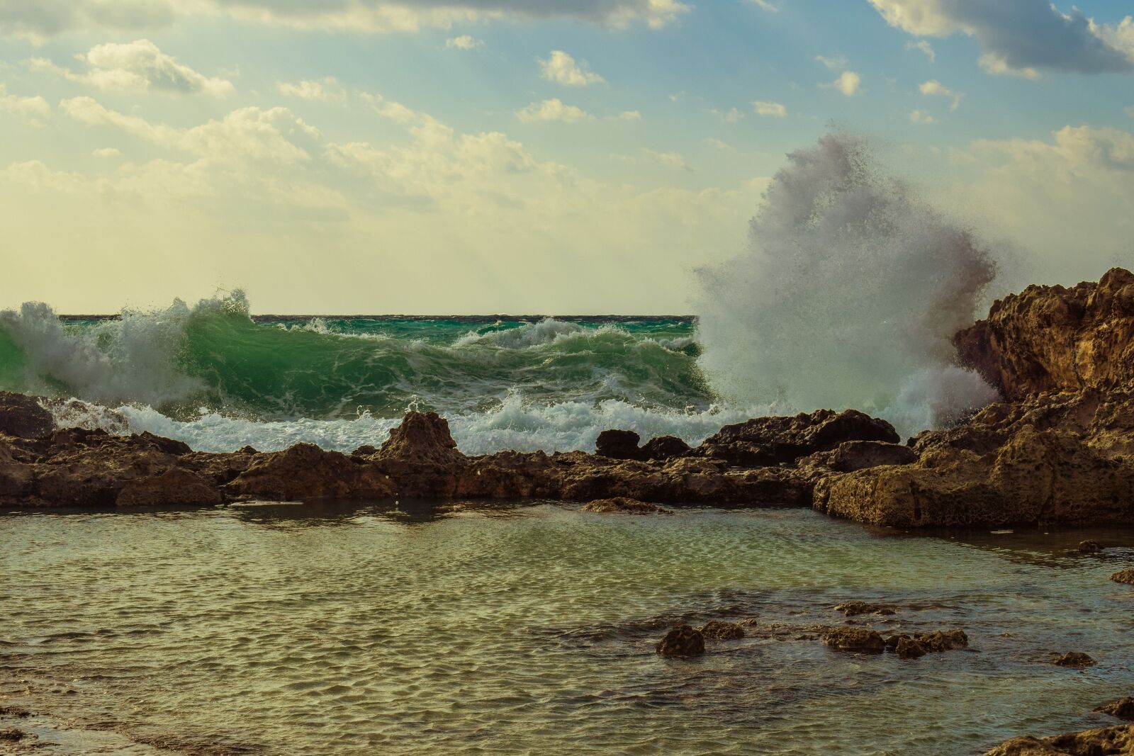 Nikon D3300 sample photo. Wave, crashing, coast photography