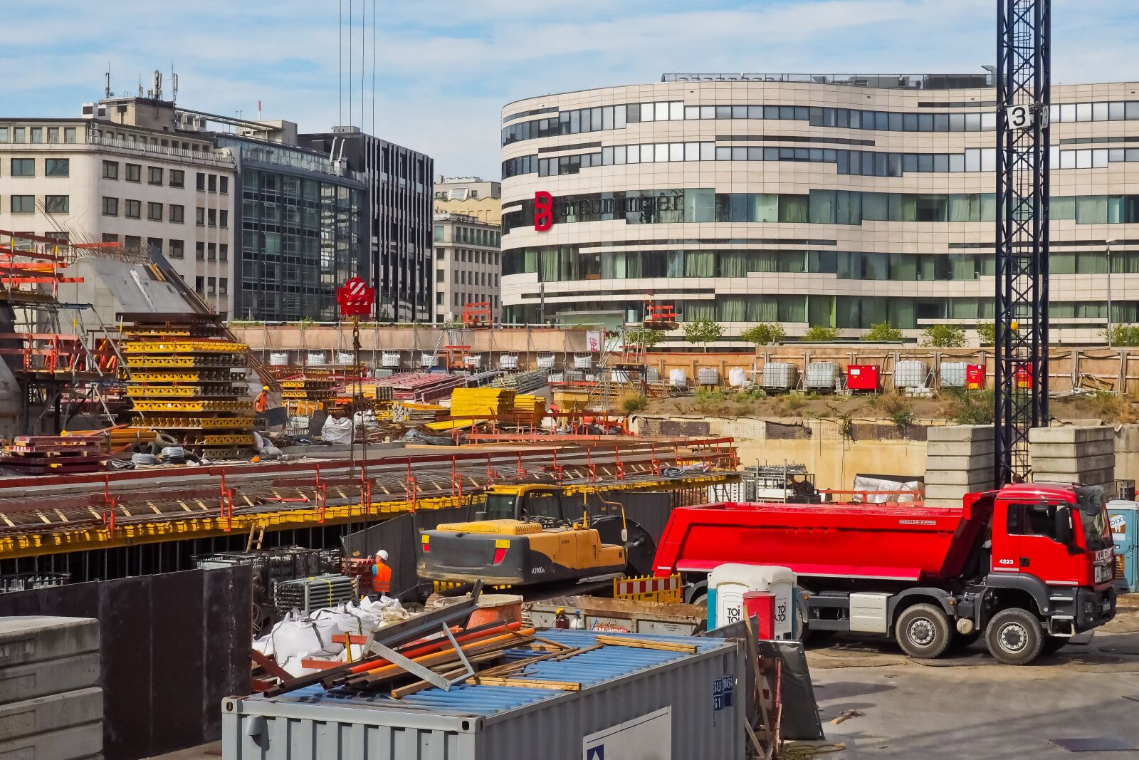 Olympus OM-D E-M10 sample photo. Construction, site, build photography