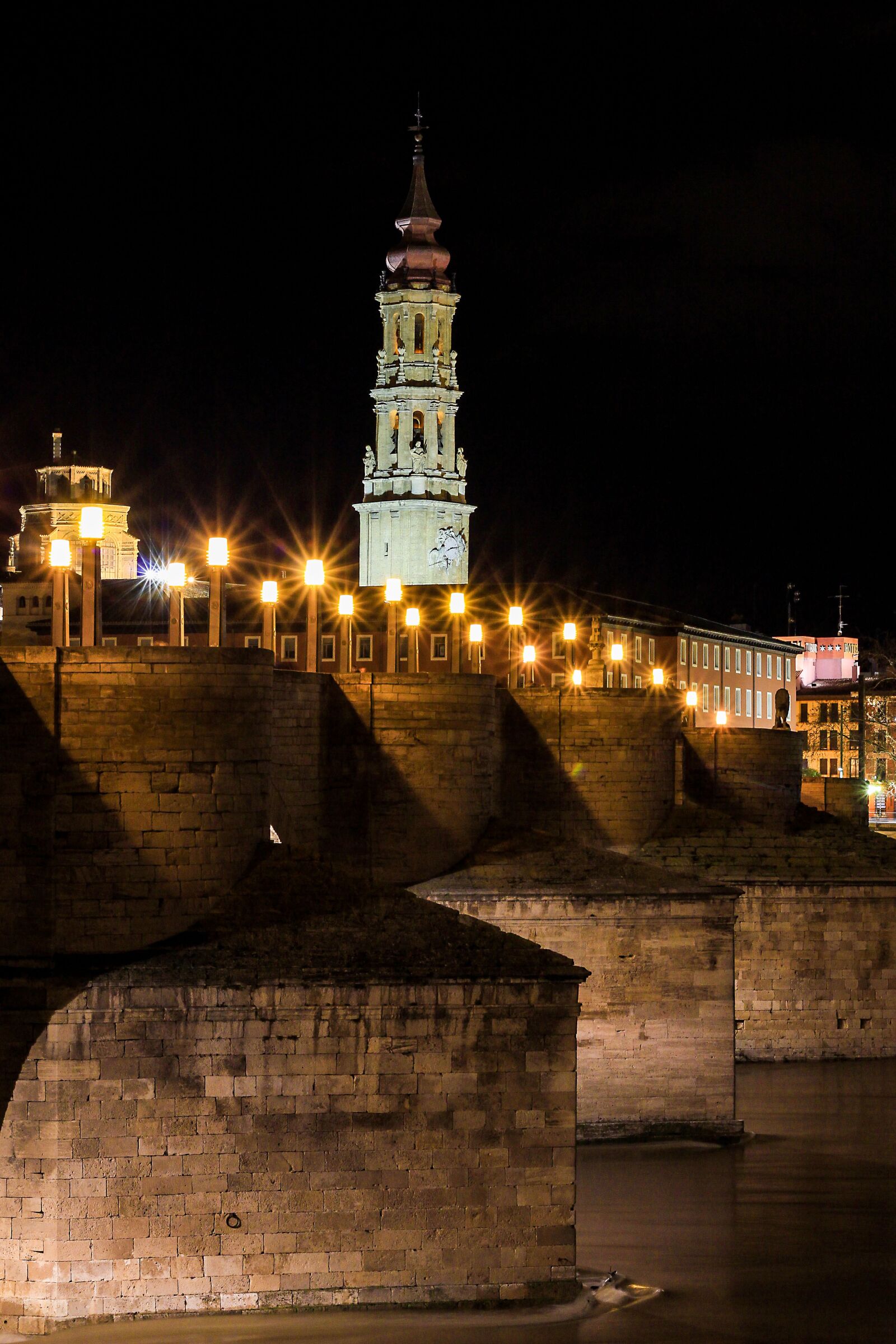 Canon EOS 60D + Canon EF 50mm F1.8 STM sample photo. Bridge, night, city photography