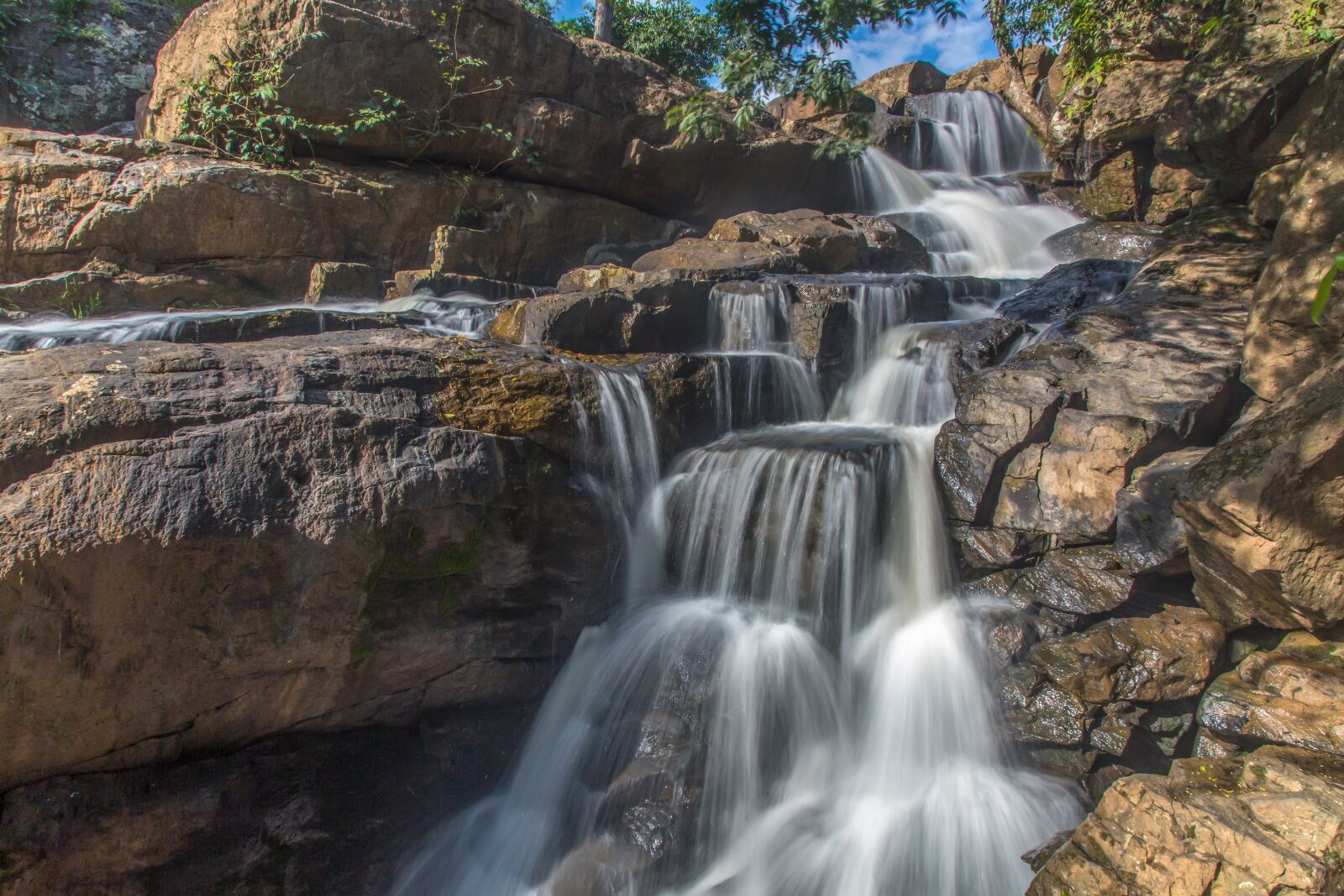 Canon EF 24-105mm F4L IS USM sample photo. India, darjeeling, water falls photography