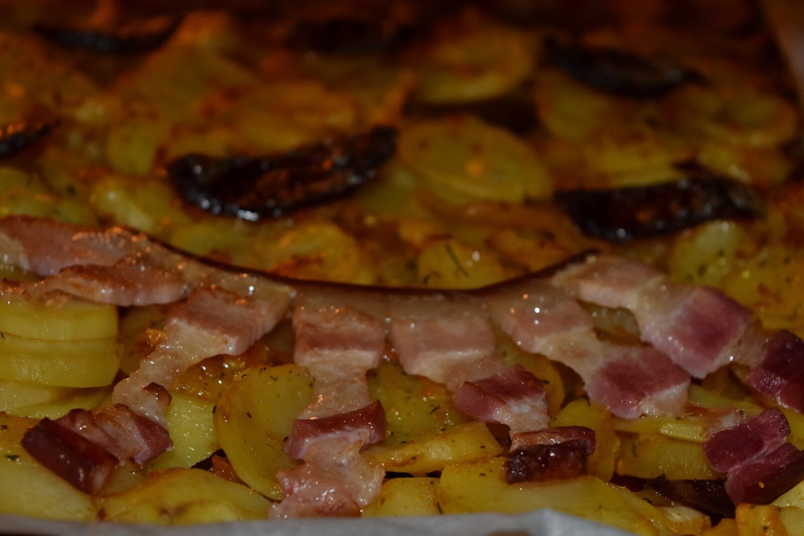 Nikon D5500 sample photo. Bacon, pork, pork loin photography
