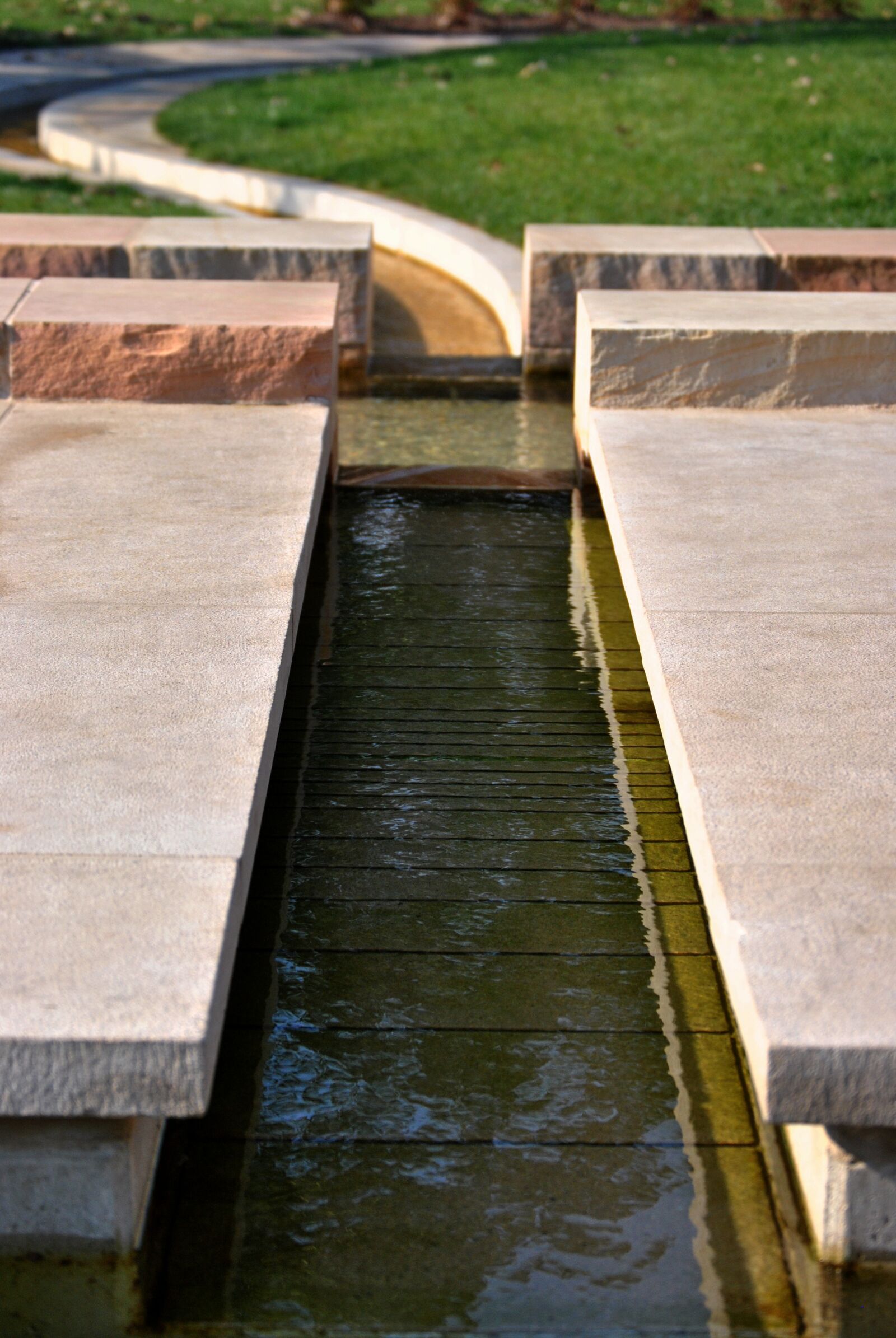 Nikon D3000 sample photo. Water, stone, park photography