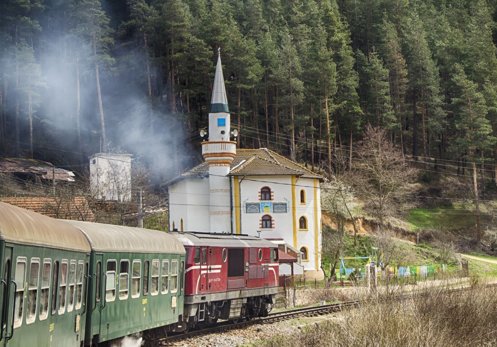 Nikon D5100 sample photo. Train, diesel, railroad photography