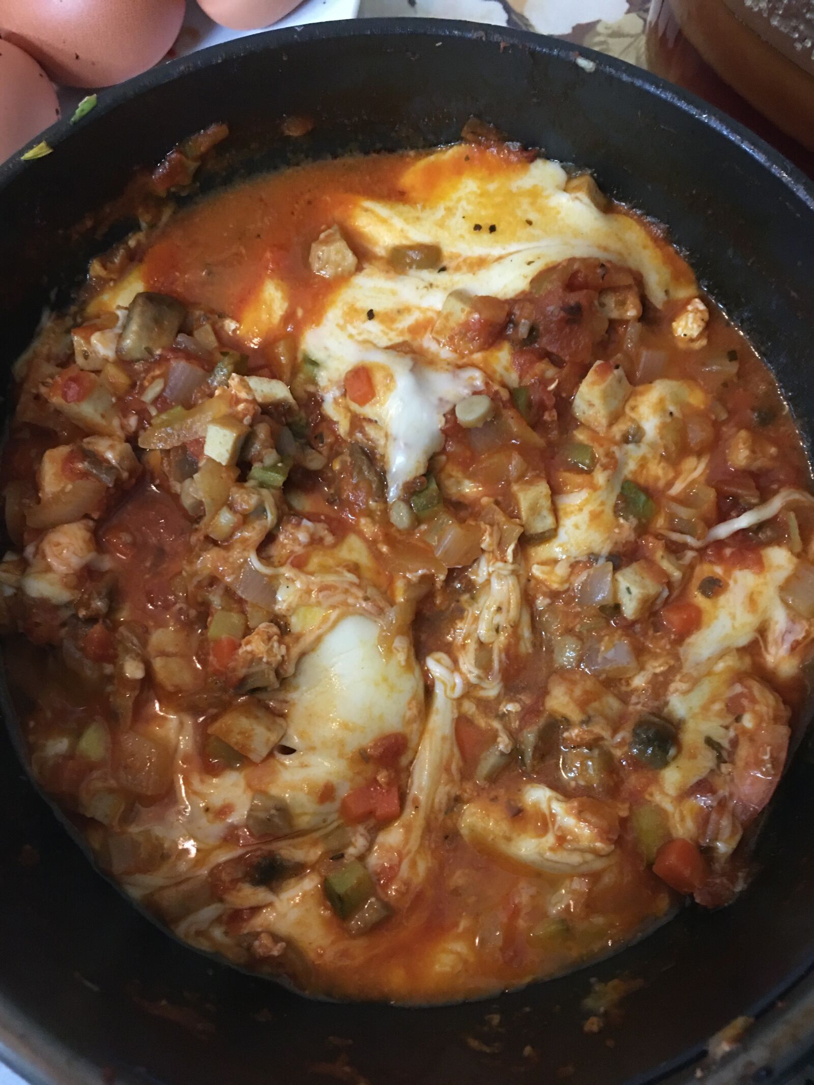 iPhone 6s Plus back camera 4.15mm f/2.2 sample photo. Keto, egg, tomato photography