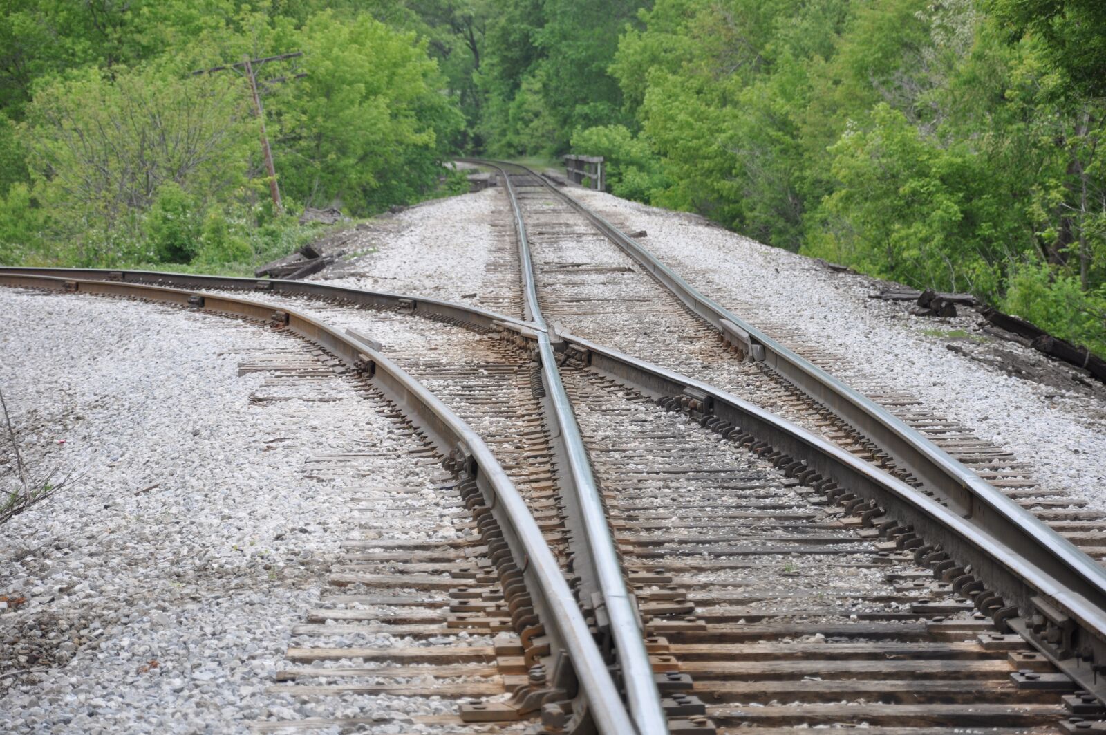 Nikon D90 sample photo. Railroad tracks, travel, transportation photography