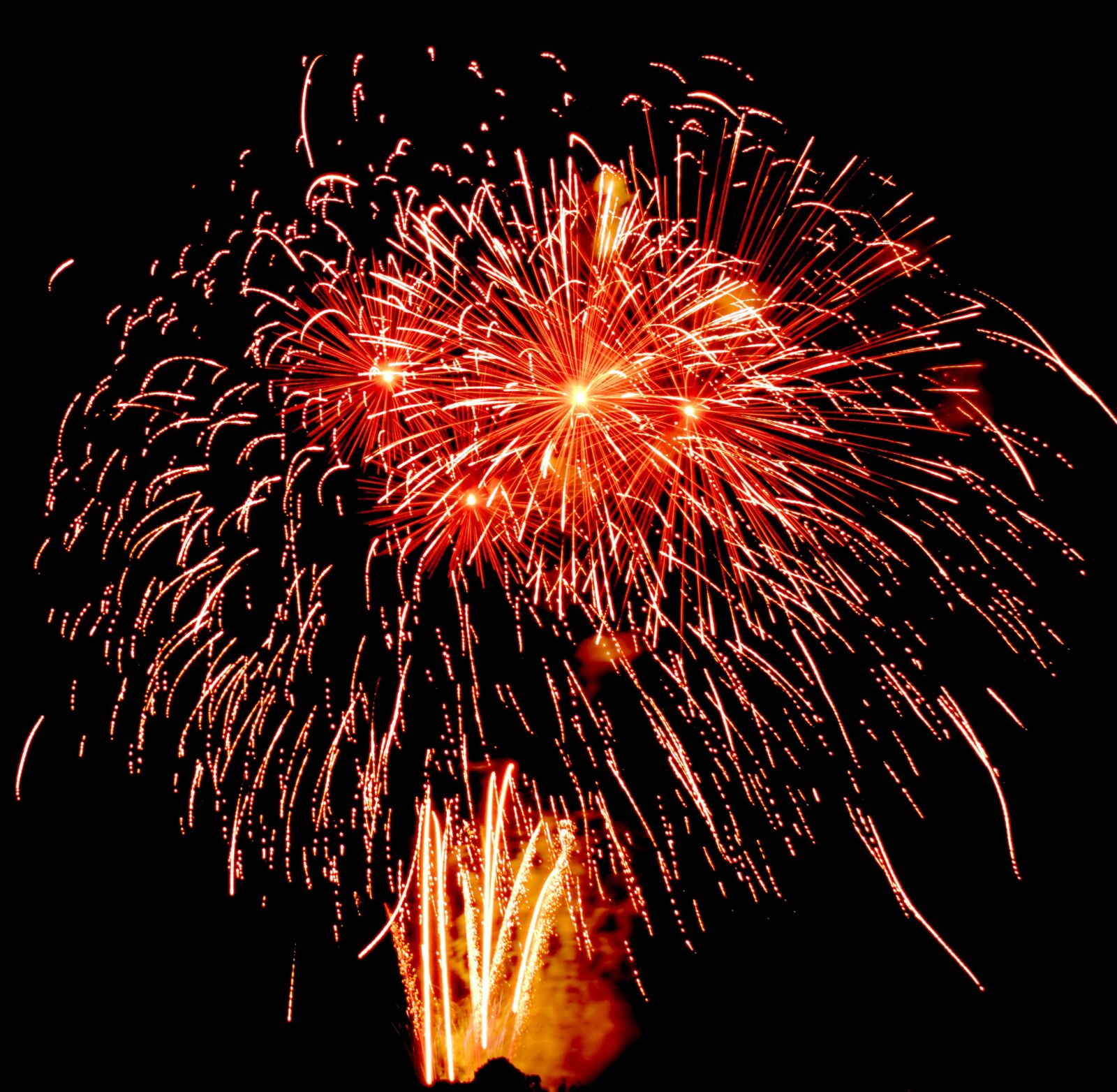 Nikon D7100 sample photo. Fireworks, sky, the eruption photography