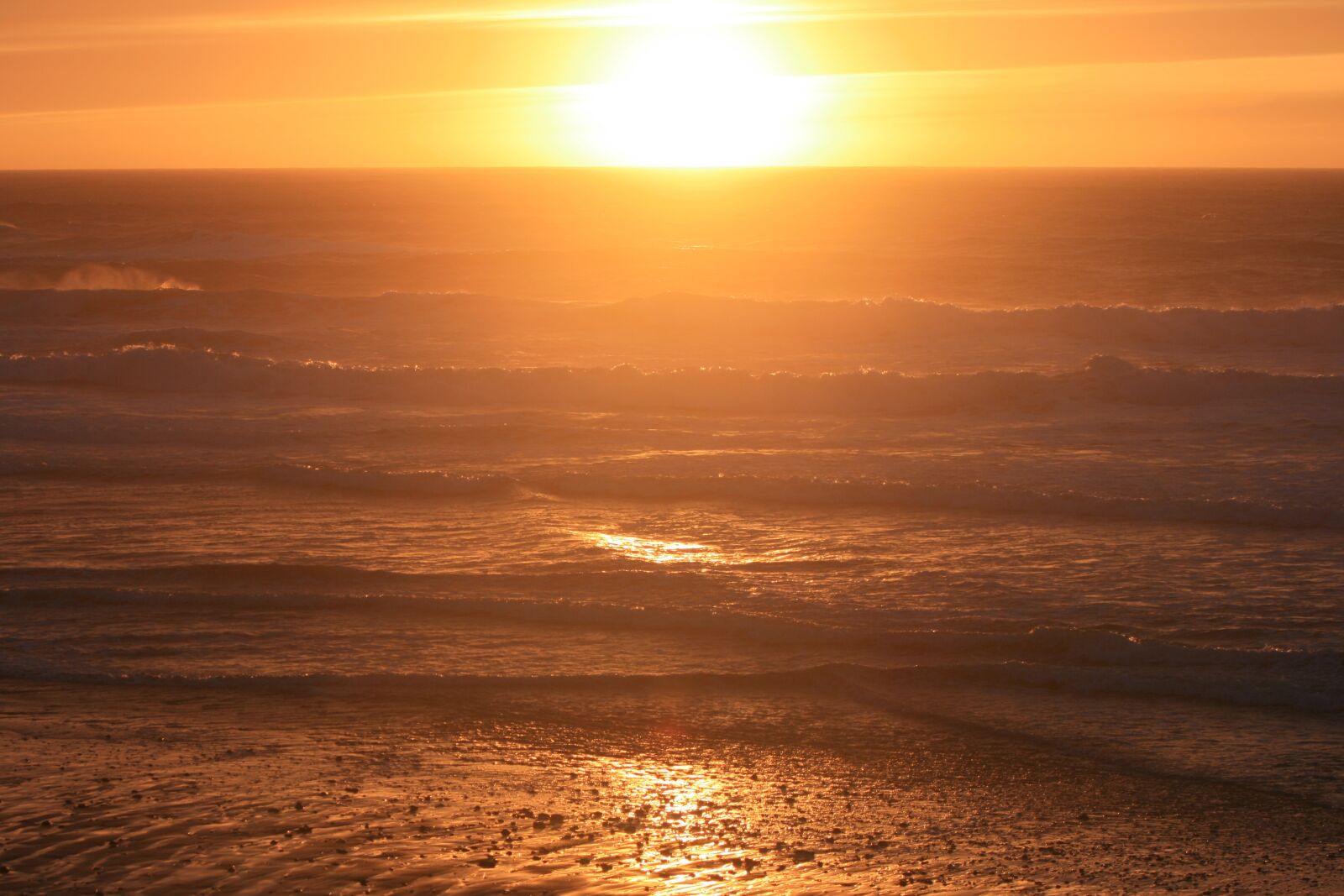 Canon EOS 400D (EOS Digital Rebel XTi / EOS Kiss Digital X) sample photo. Oregon coast, coastline, sunset photography