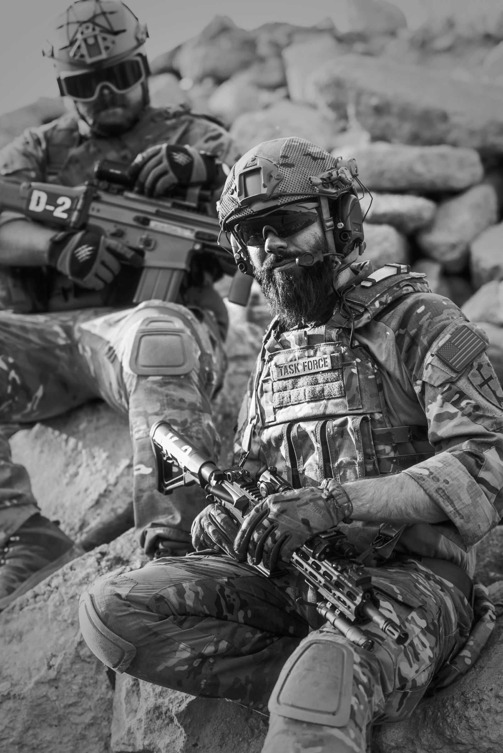 Nikon D600 sample photo. War, desert, guns photography