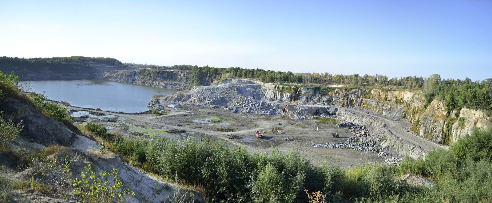 Nikon D3100 sample photo. Quarry, dump truck, car photography