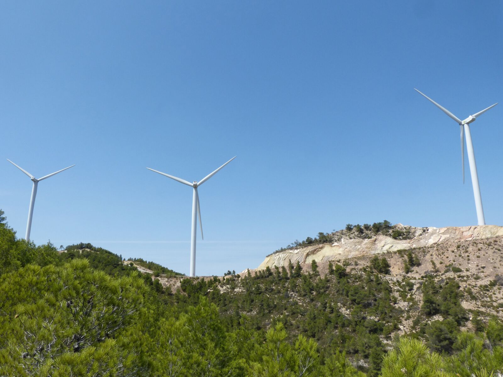 Panasonic DMC-FZ62 sample photo. Wind farm, windmills, wind photography