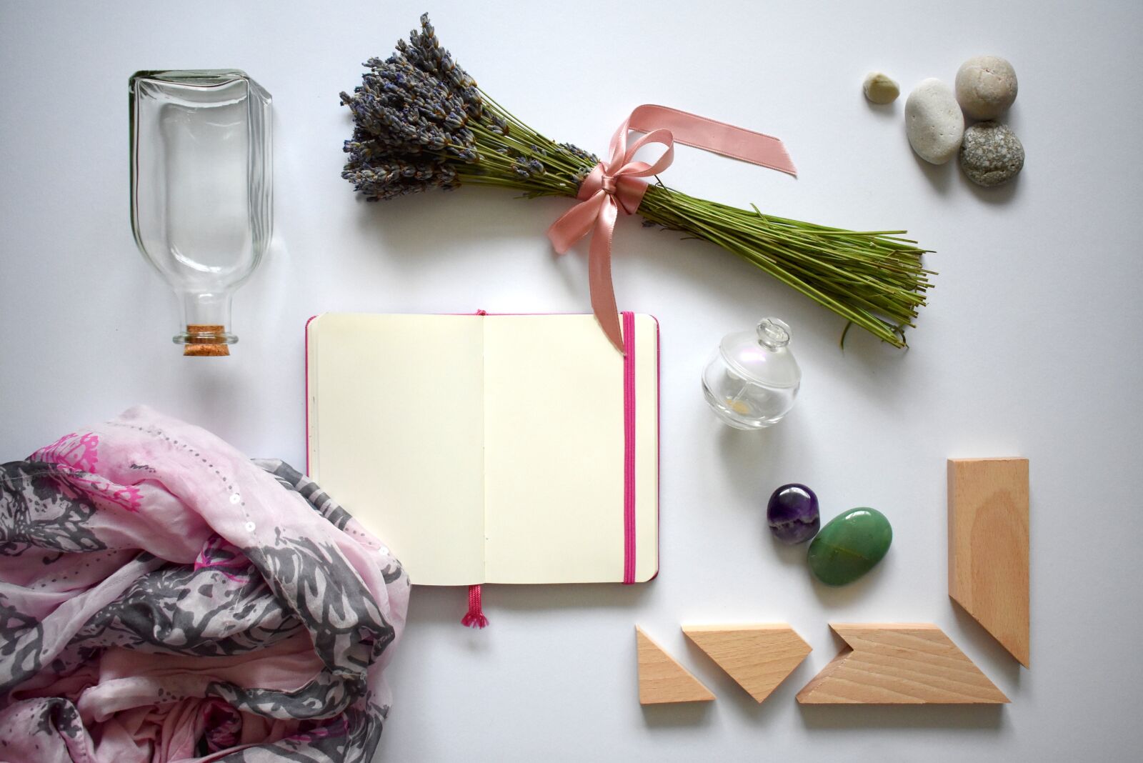 Nikon D3400 sample photo. Flat lay, summer, lavender photography