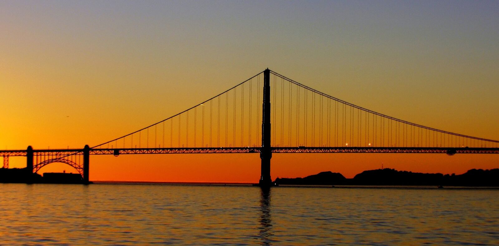 Panasonic DMC-FZ30 sample photo. Golden gate bridge, sunset photography