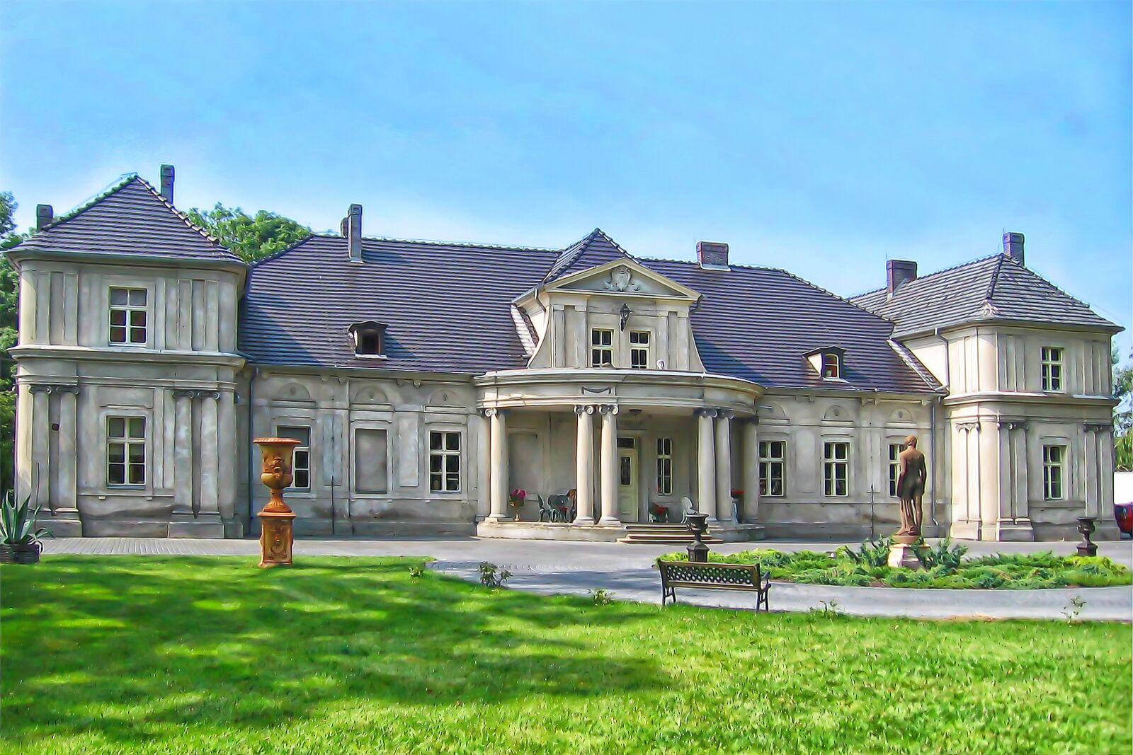 Canon EOS 70D sample photo. Palace, garden, building photography