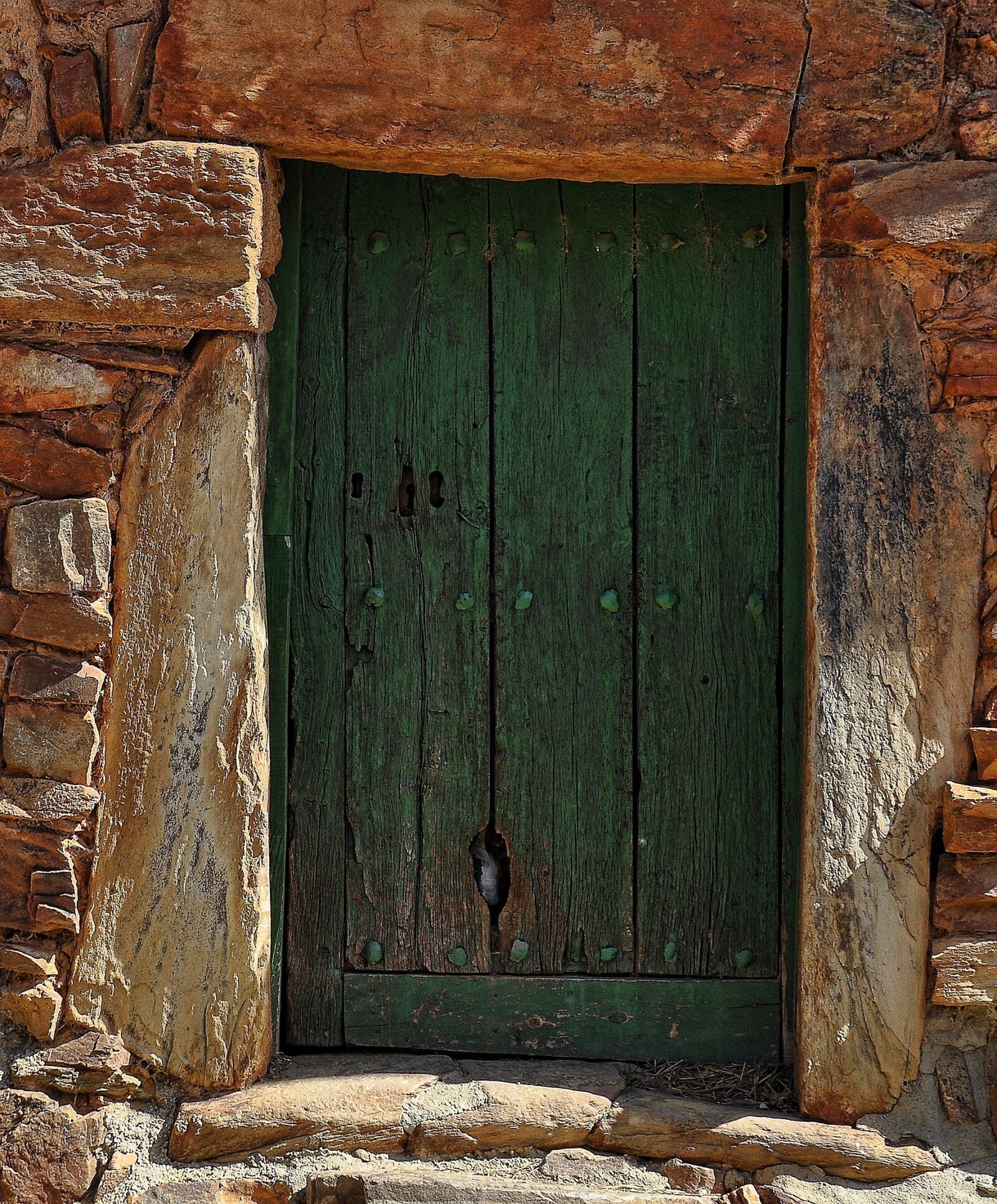Nikon D5000 sample photo. Door, bare wood, old photography