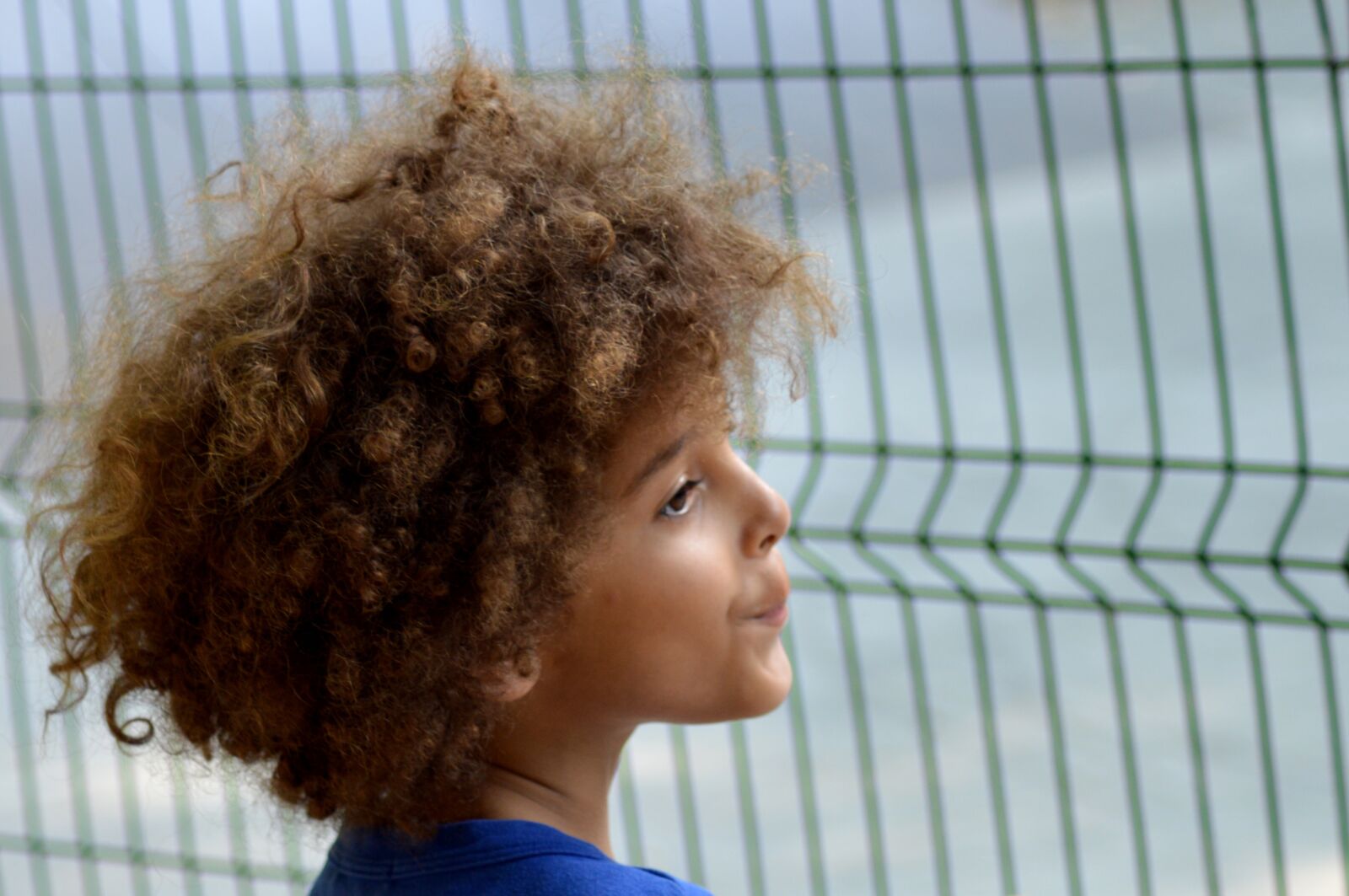 Nikon D3200 sample photo. Curly, boy, red-haired boy photography