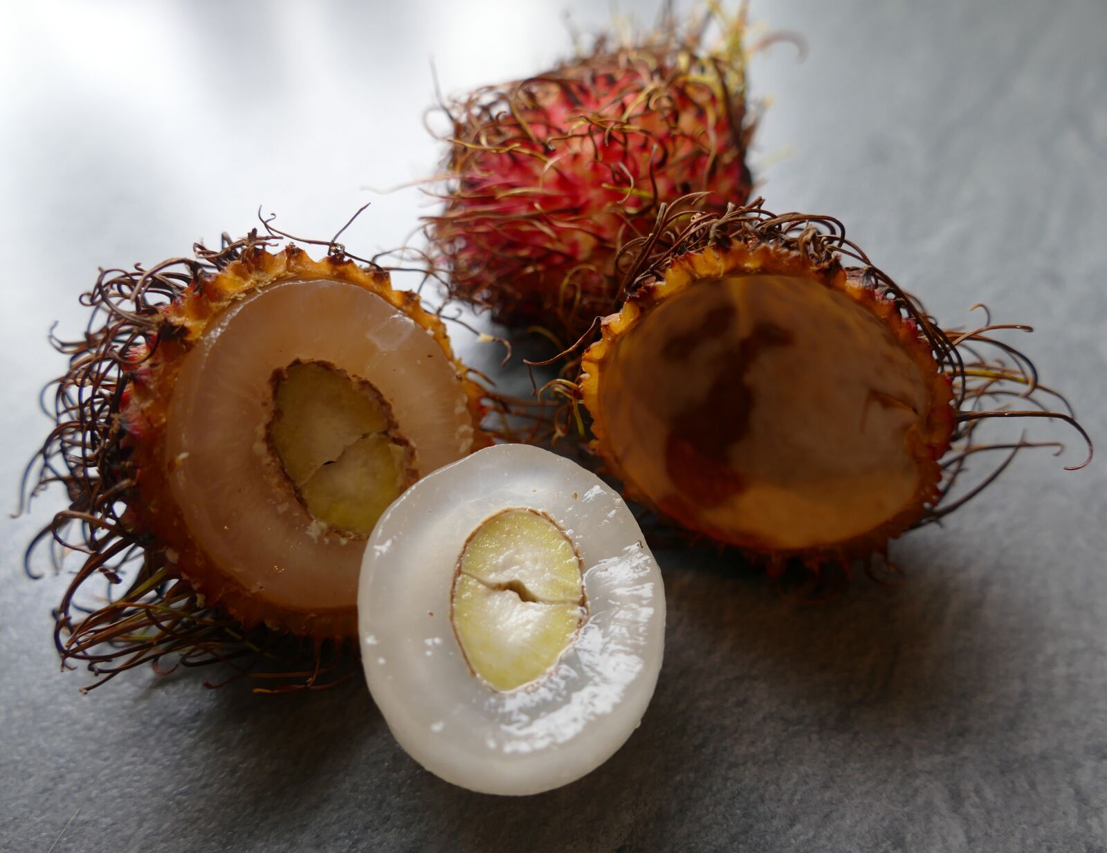 Panasonic Lumix DMC-FZ1000 sample photo. Rambutan, exotic fruits, incorrect photography