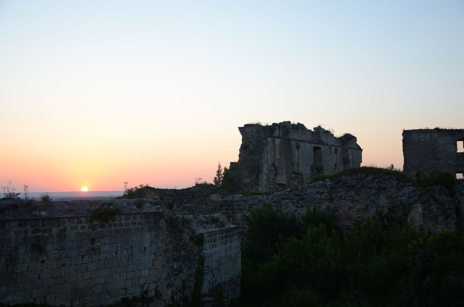 Nikon D5100 sample photo. Sunset, twilight, ruin photography