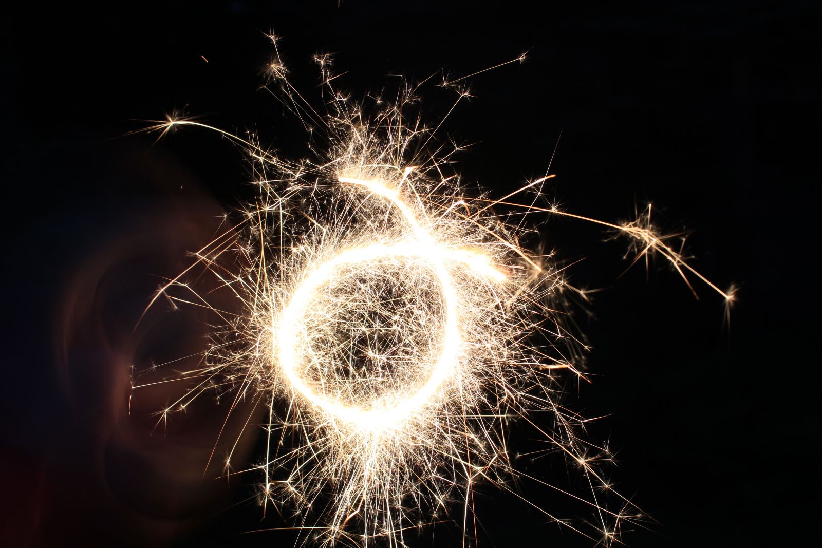 Canon EOS 600D (Rebel EOS T3i / EOS Kiss X5) sample photo. Sparkler, fire, night photography