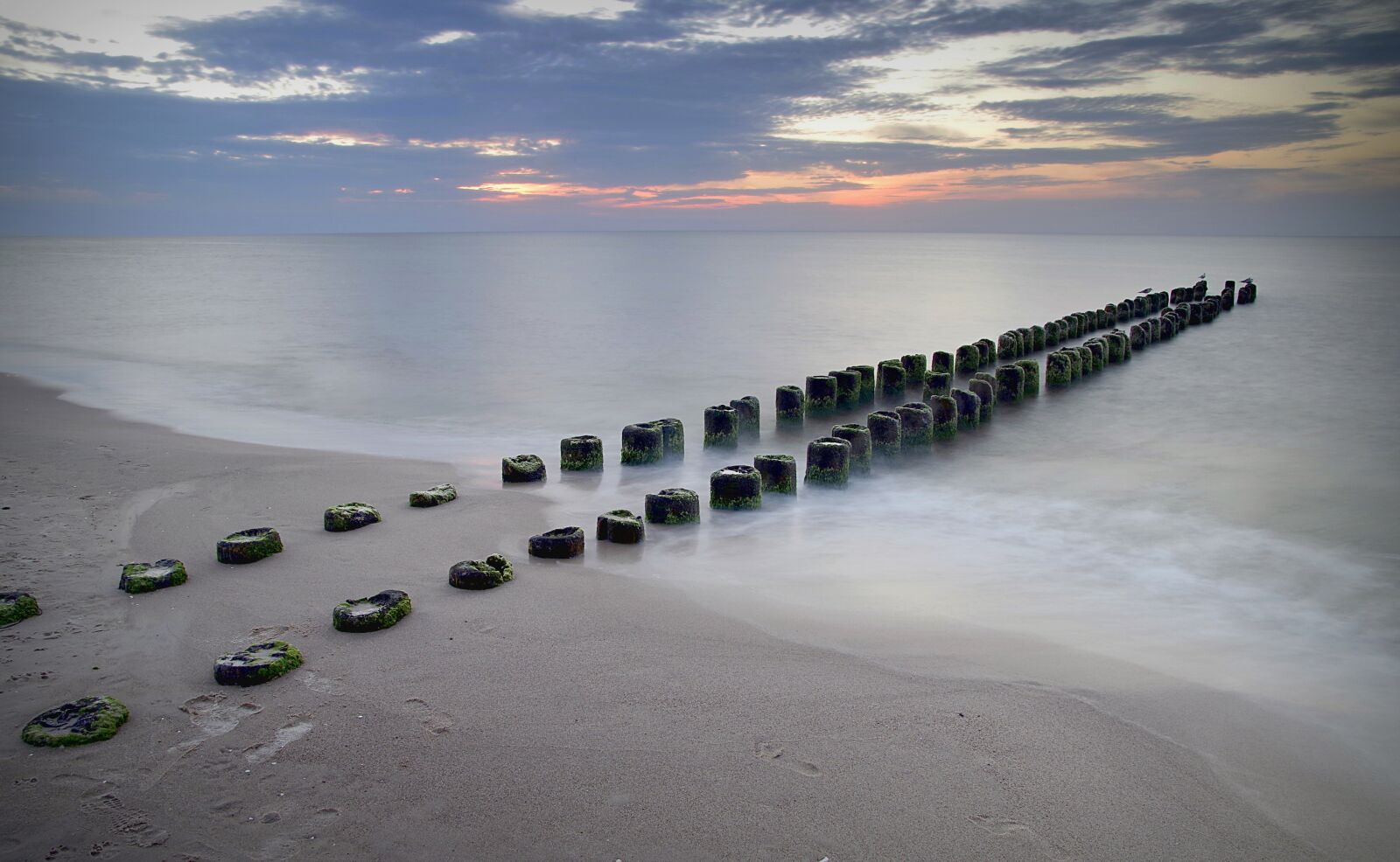 Pentax K-S2 sample photo. Breakwater, sea, beach photography