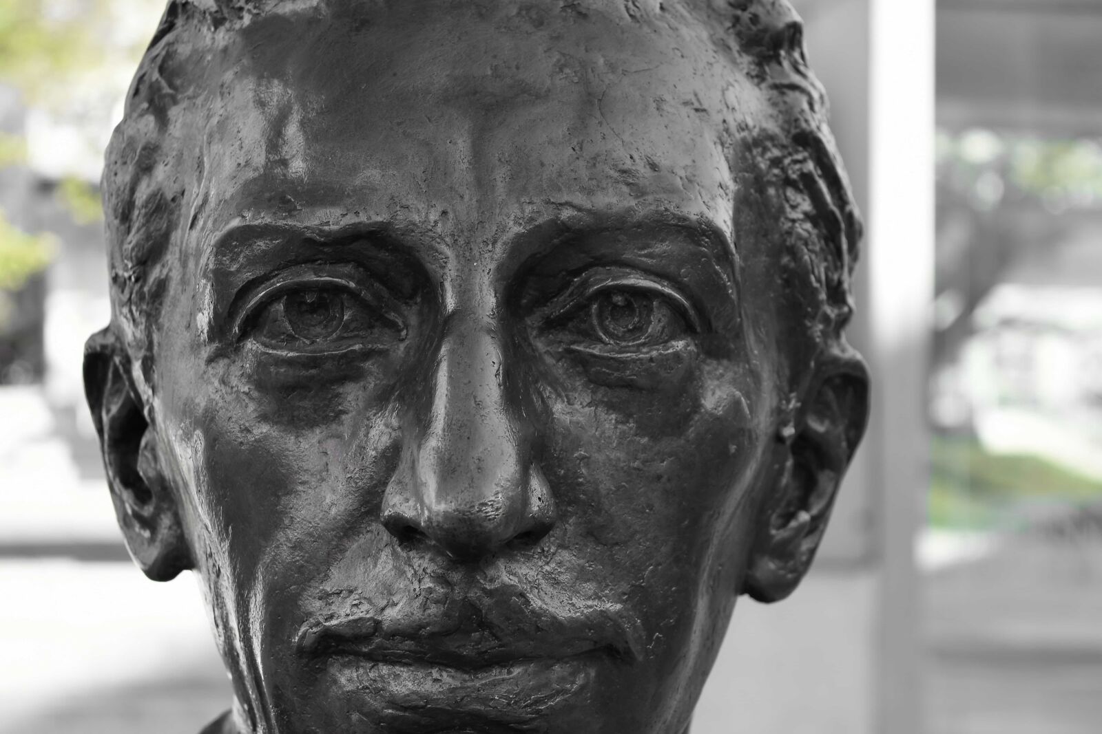 Nikon D5500 sample photo. Bronze, face, portrait, bust photography