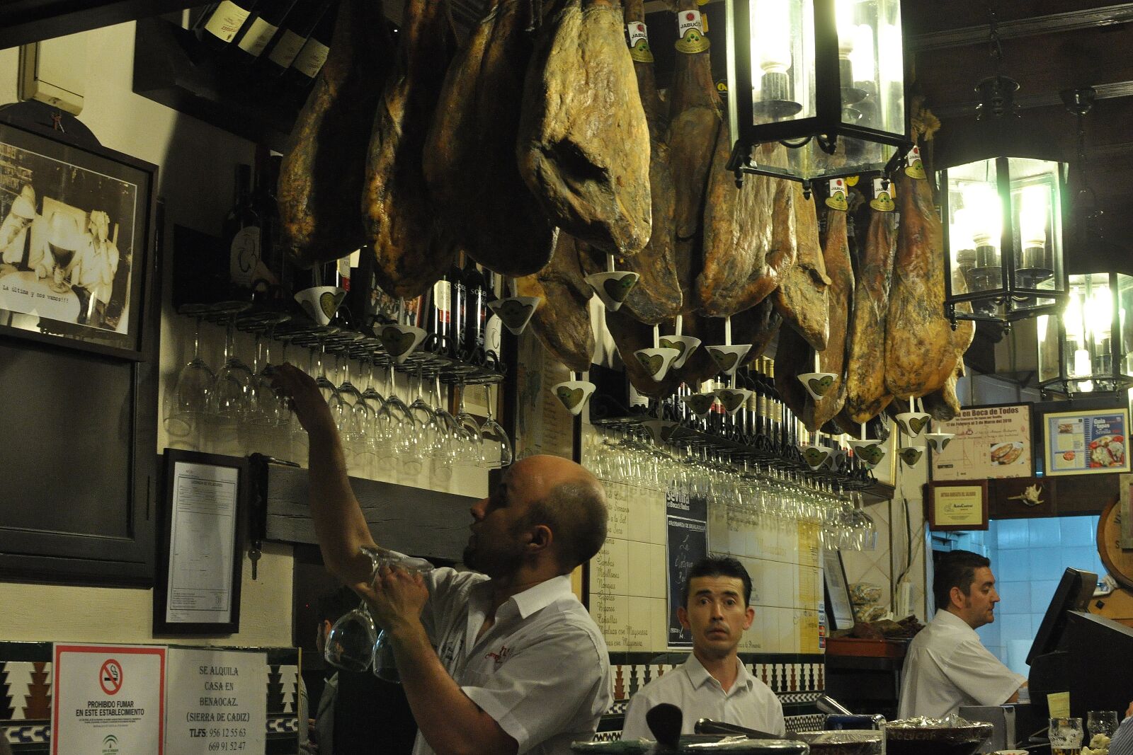 Nikon D90 sample photo. Seville, bar, spain photography