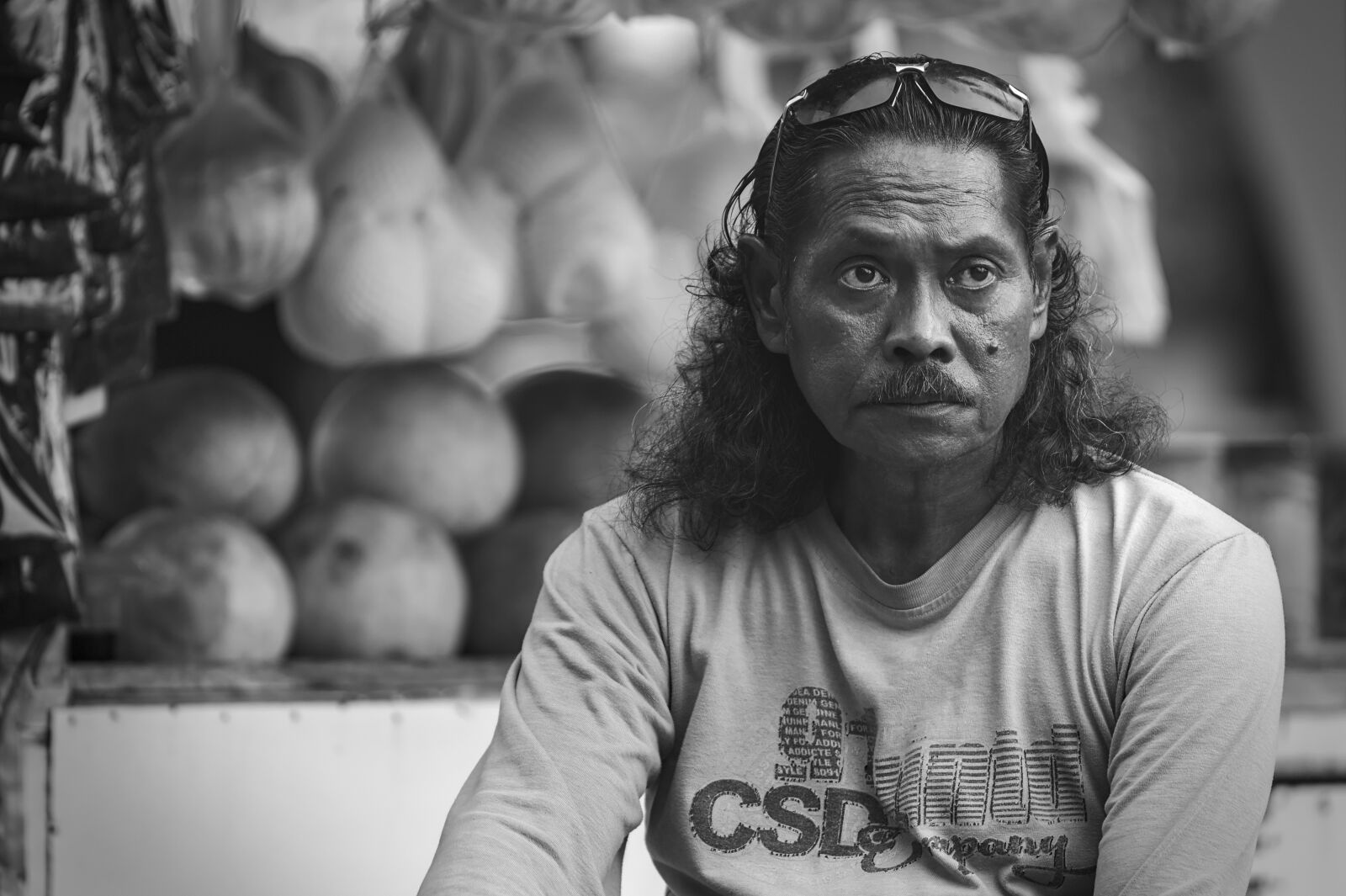 Nikon D500 sample photo. Man, longhair, fierce photography