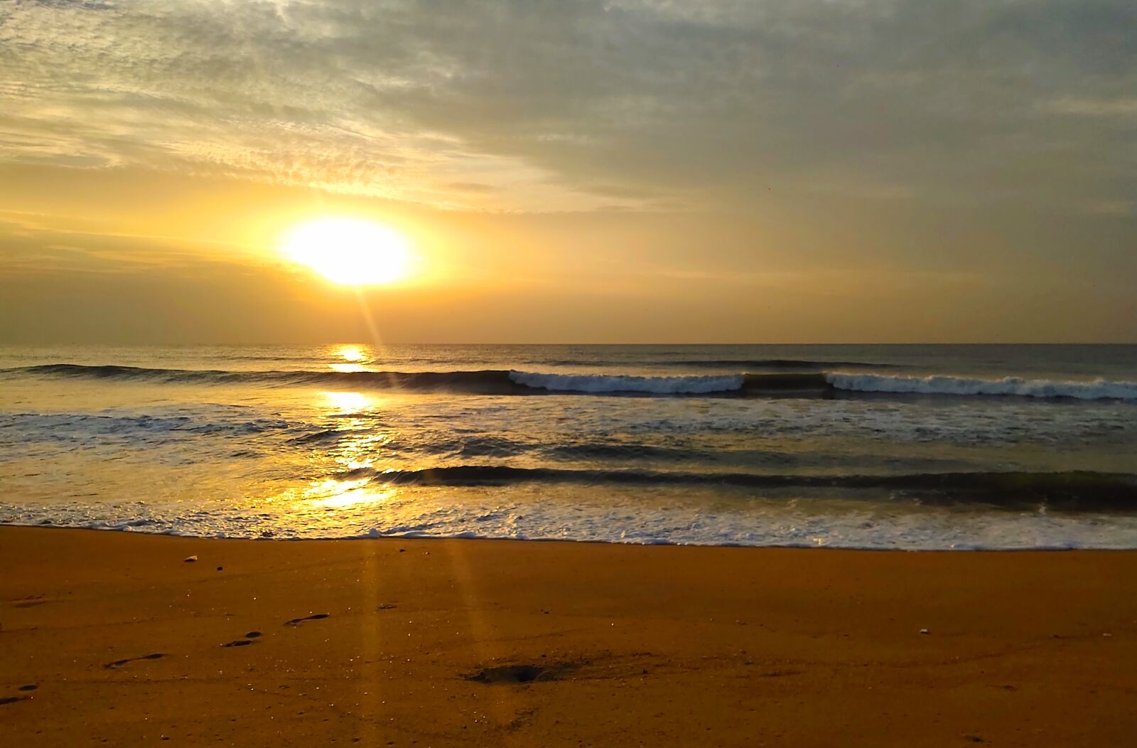 vivo 1818 sample photo. Sunrise, beach, sunset photography