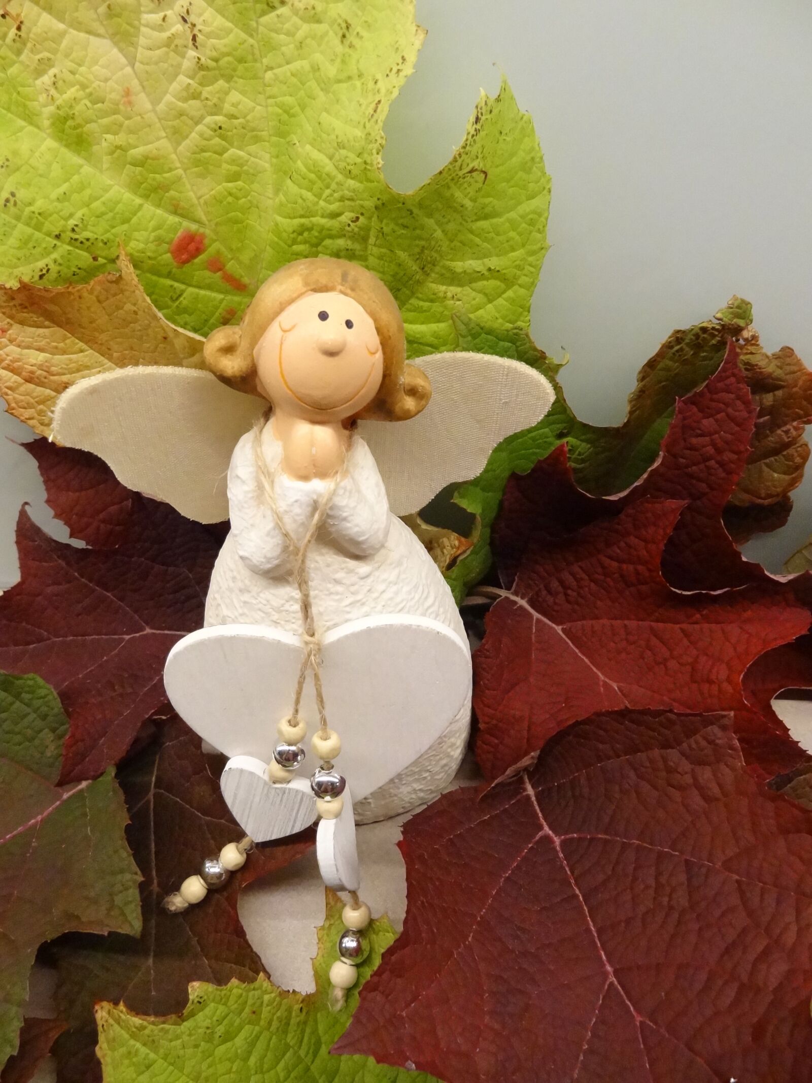 Sony Cyber-shot DSC-HX9V sample photo. Angel, happiness, foliage photography