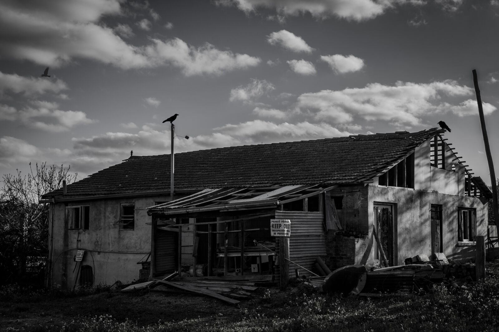 Nikon D3300 sample photo. House, haunted, scary photography