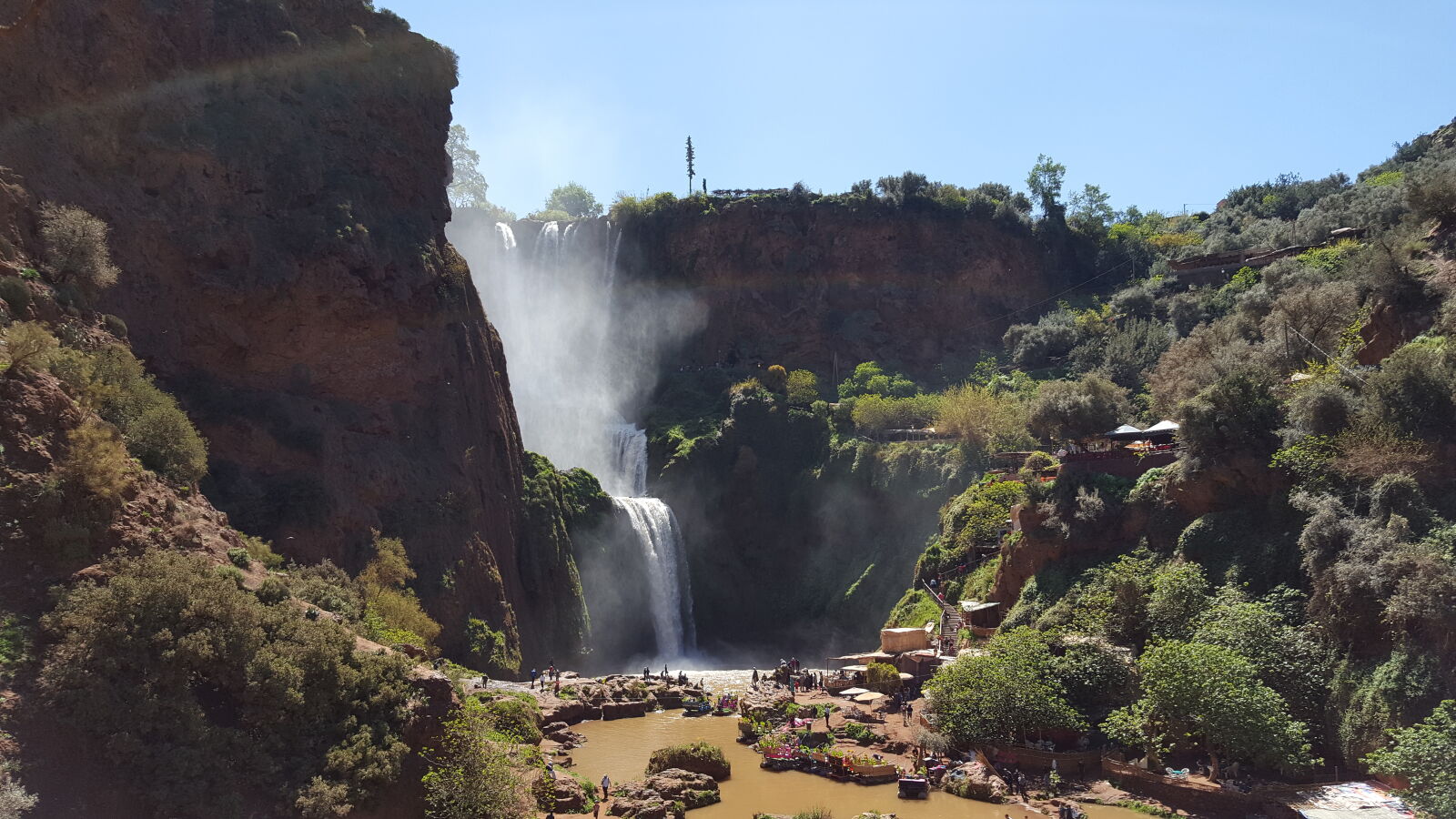 Samsung GALAXY S6 edge sample photo. Waterfalls, falls, morocco, ouzoud photography