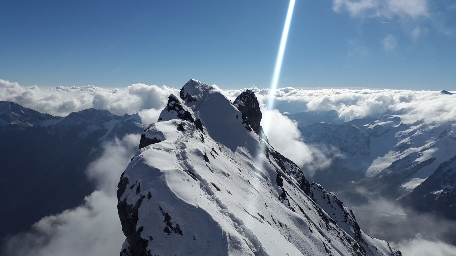 Samsung Galaxy Alpha sample photo. Ortler, ridge, high-altitude mountain photography