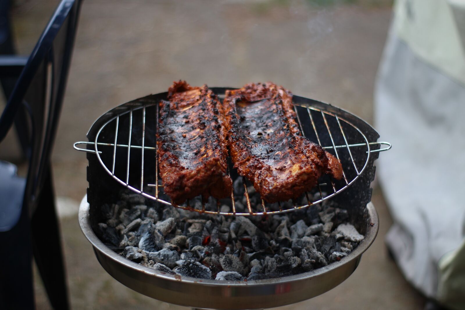 Canon EOS 700D (EOS Rebel T5i / EOS Kiss X7i) sample photo. Grill, spare ribs, summer photography