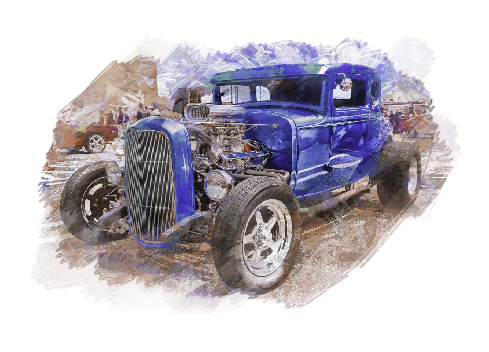 Canon EF 24-70mm F2.8L II USM sample photo. Hotrod, racing, automobile photography