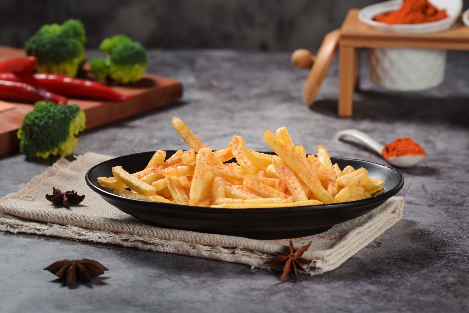 Nikon D7100 sample photo. French fries, potato chips photography