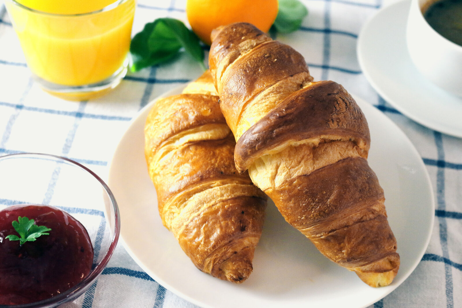 Canon EOS 70D sample photo. Breakfast, croissant, food, jam photography