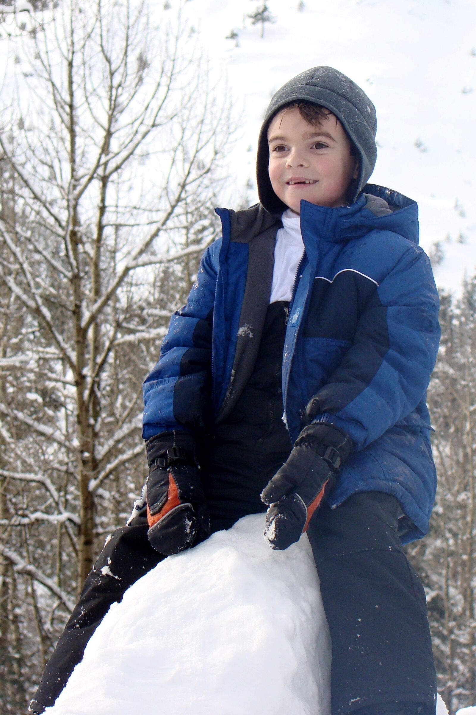 Sony Cyber-shot DSC-H50 sample photo. Winter, snow, cold photography