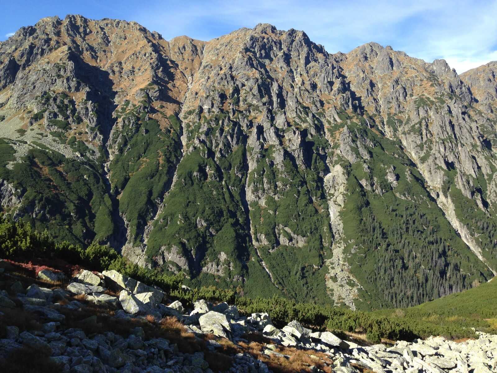 iPhone 5c back camera 4.12mm f/2.4 sample photo. Mountains, tatry, autumn photography